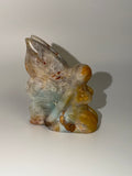 Caribbean Calcite Fairy Carving