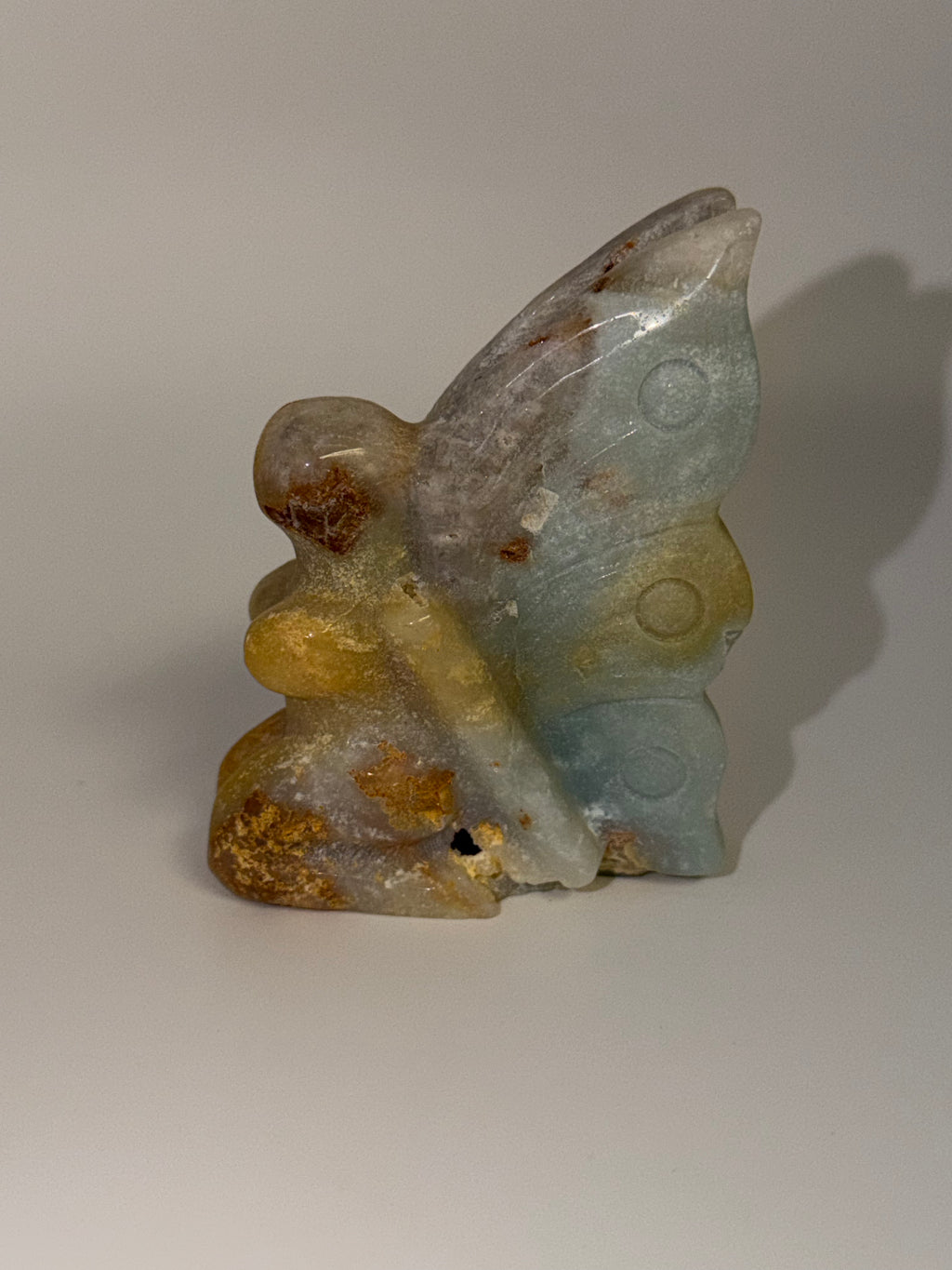 Caribbean Calcite Fairy Carving
