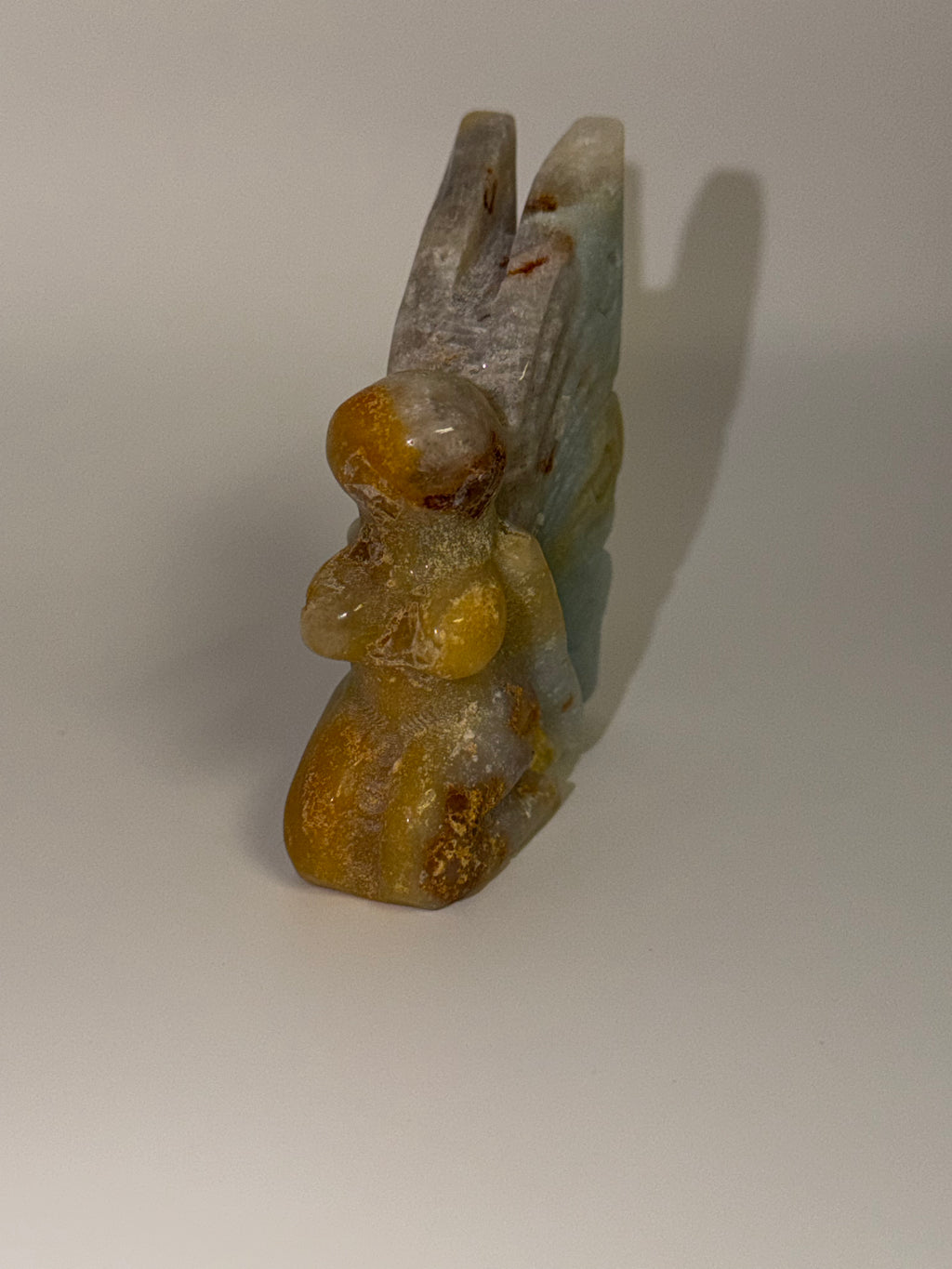 Caribbean Calcite Fairy Carving