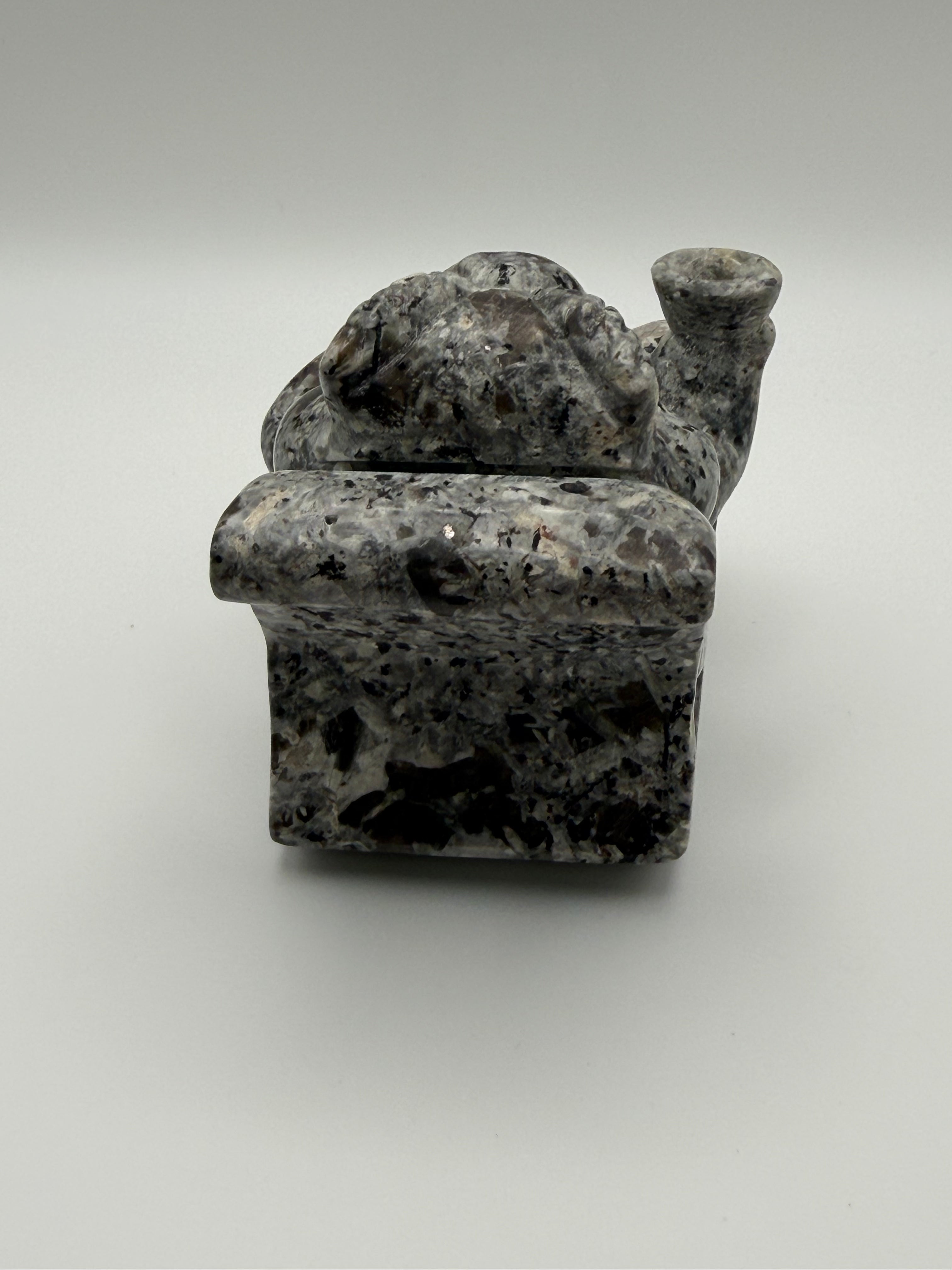 XL Yooperlite Frog in Lounge Chair Carving