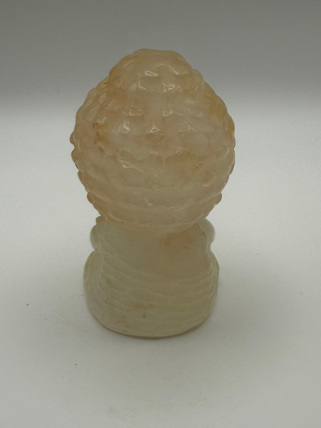 Golden Healer Baby Buddha in Lotus Carving