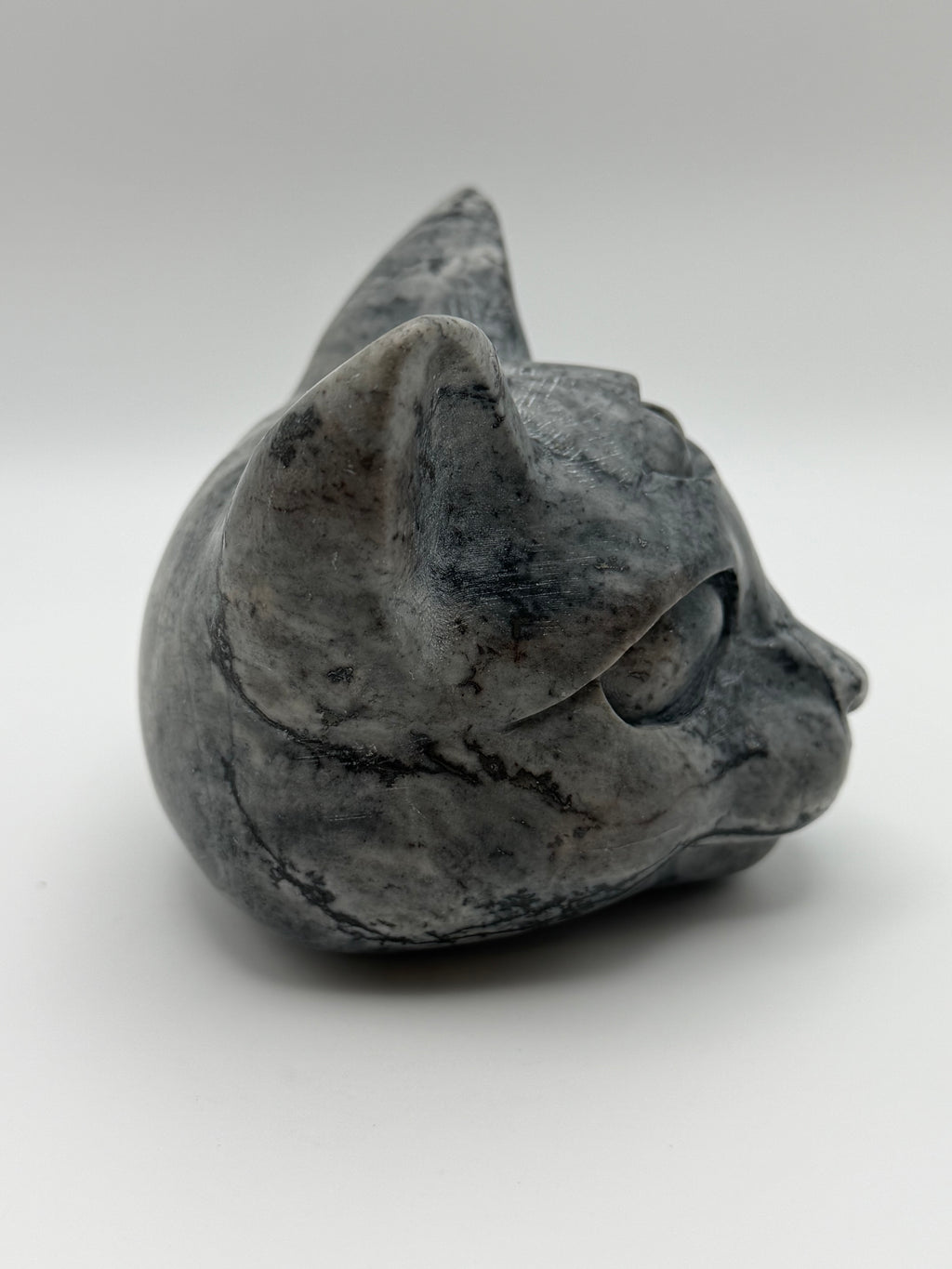XL Picasso Stone Sphynx Head Carving