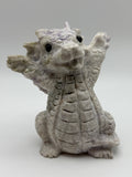 Lepidolite Baby Dragon Carving