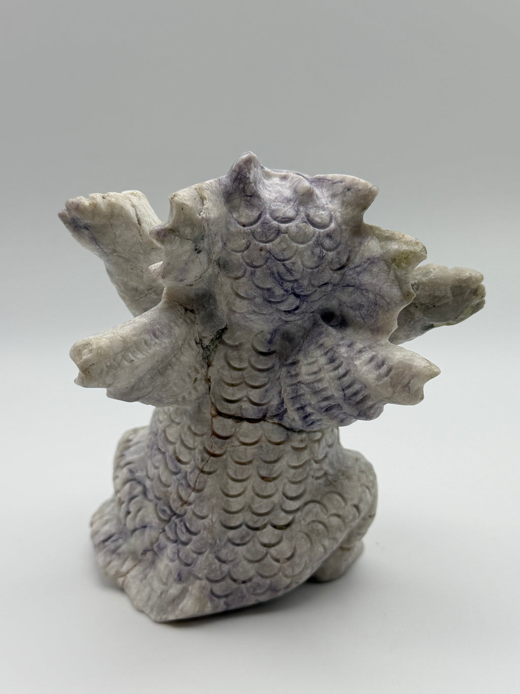 Lepidolite Baby Dragon Carving