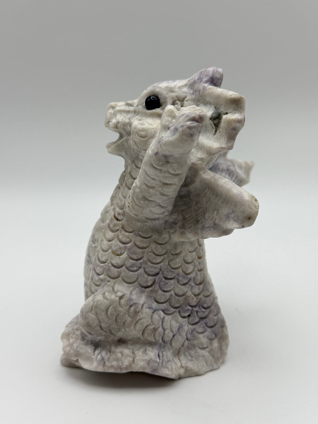 Lepidolite Baby Dragon Carving