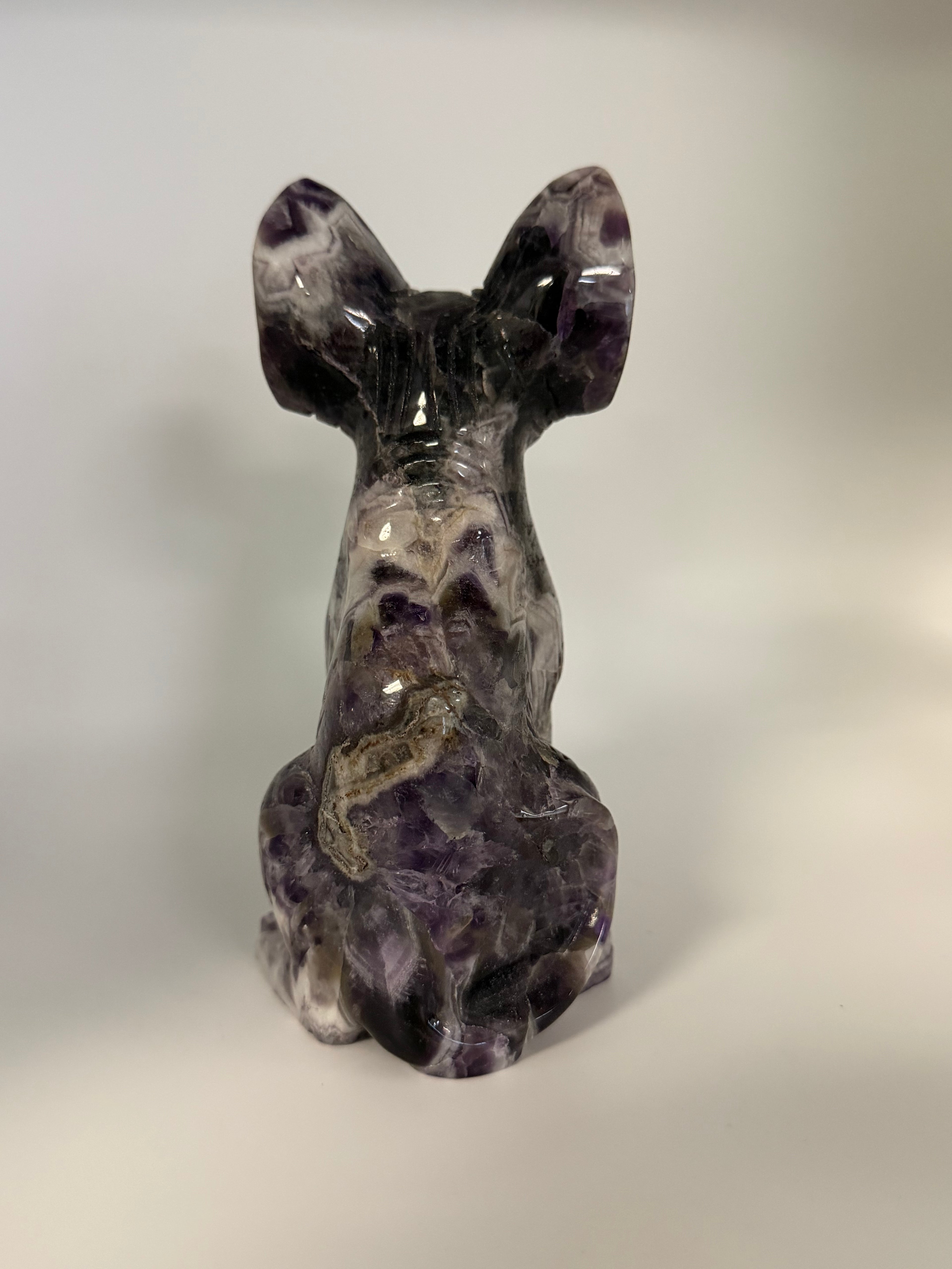 Dream Amethyst Sphynx Carving