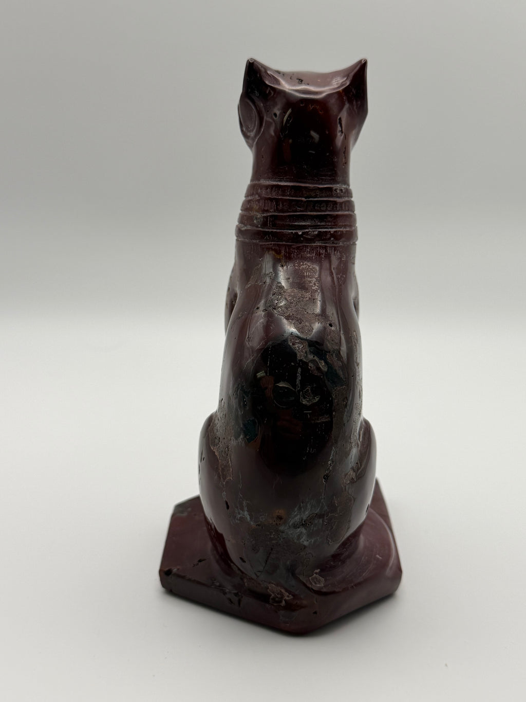 Moonkaite Eqyptian Cat Carving