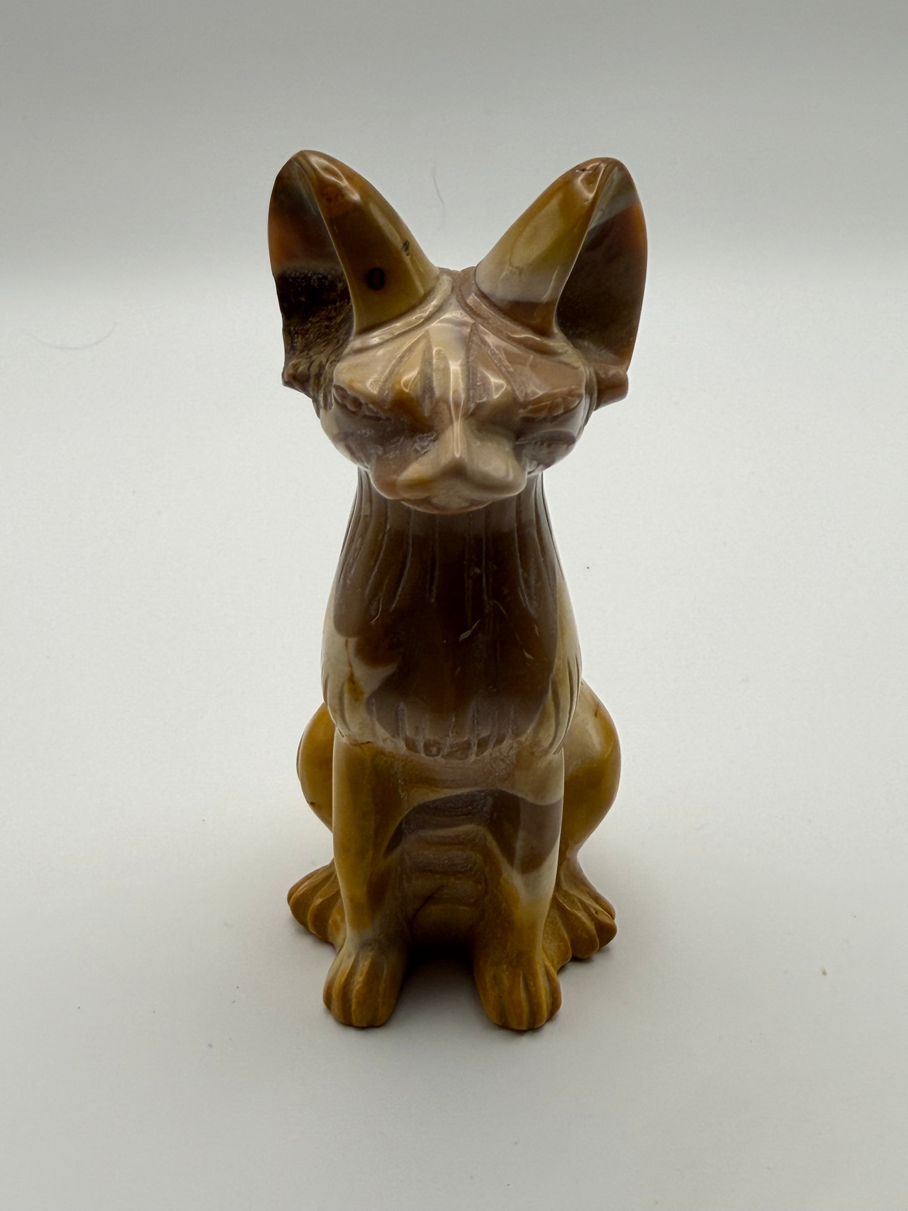 Moonkaite Sphynx Cat Carving