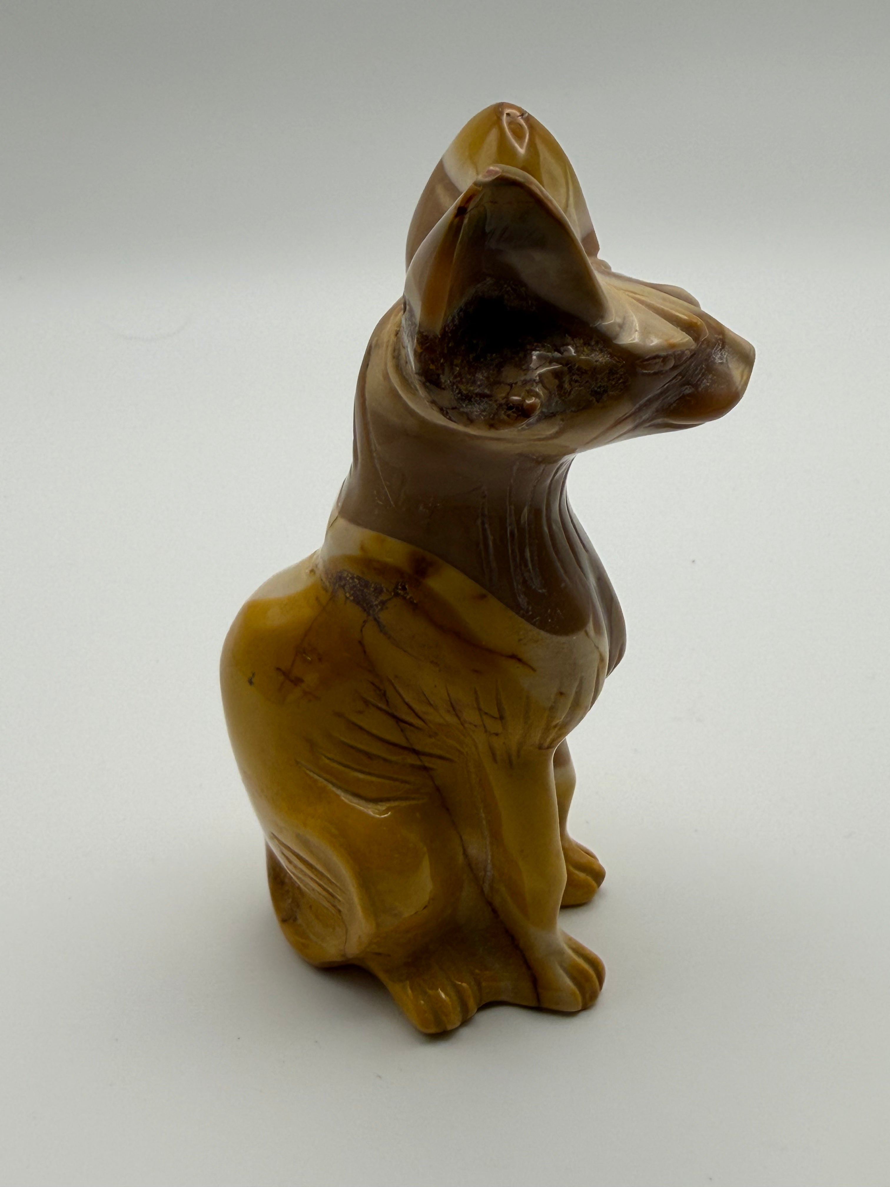 Moonkaite Sphynx Cat Carving