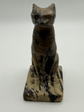 Picture Jasper Egyptian Cat Carving