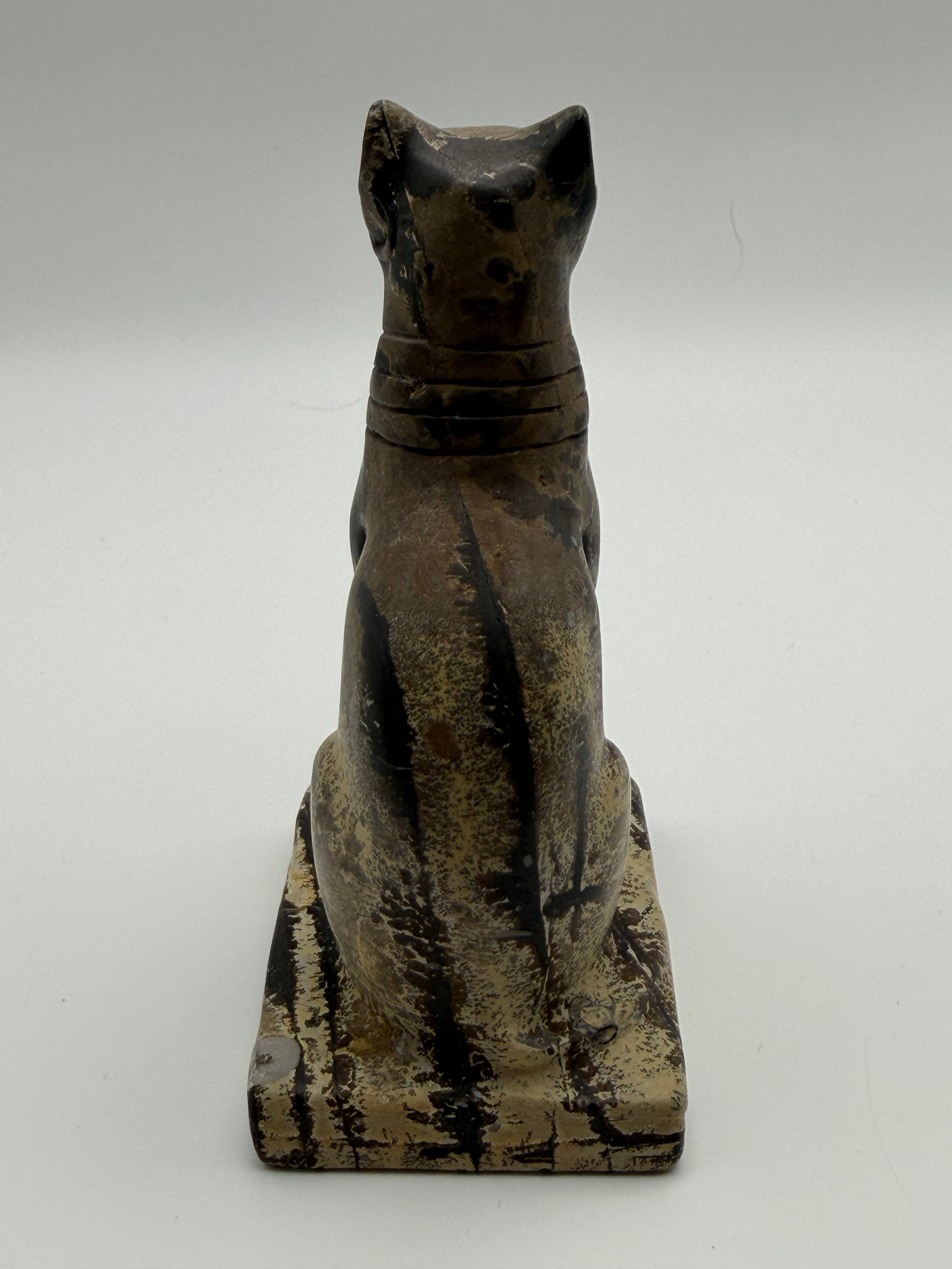 Picture Jasper Egyptian Cat Carving