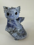 Lg Sodalite Baby Dragon Carving