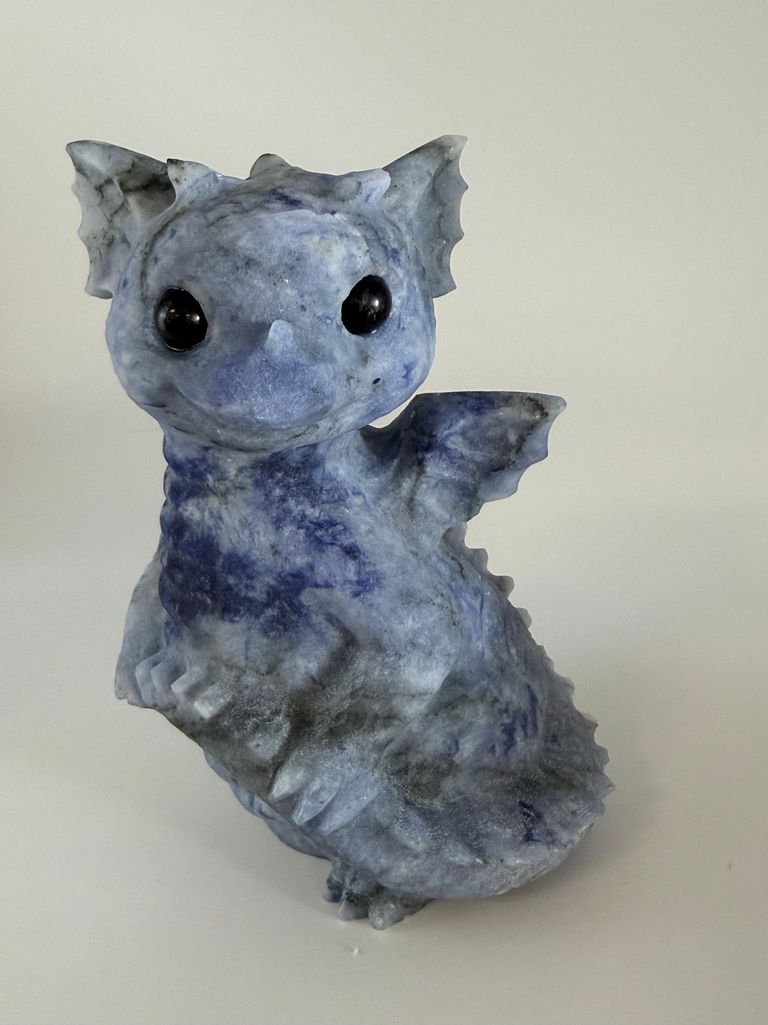 Lg Sodalite Baby Dragon Carving