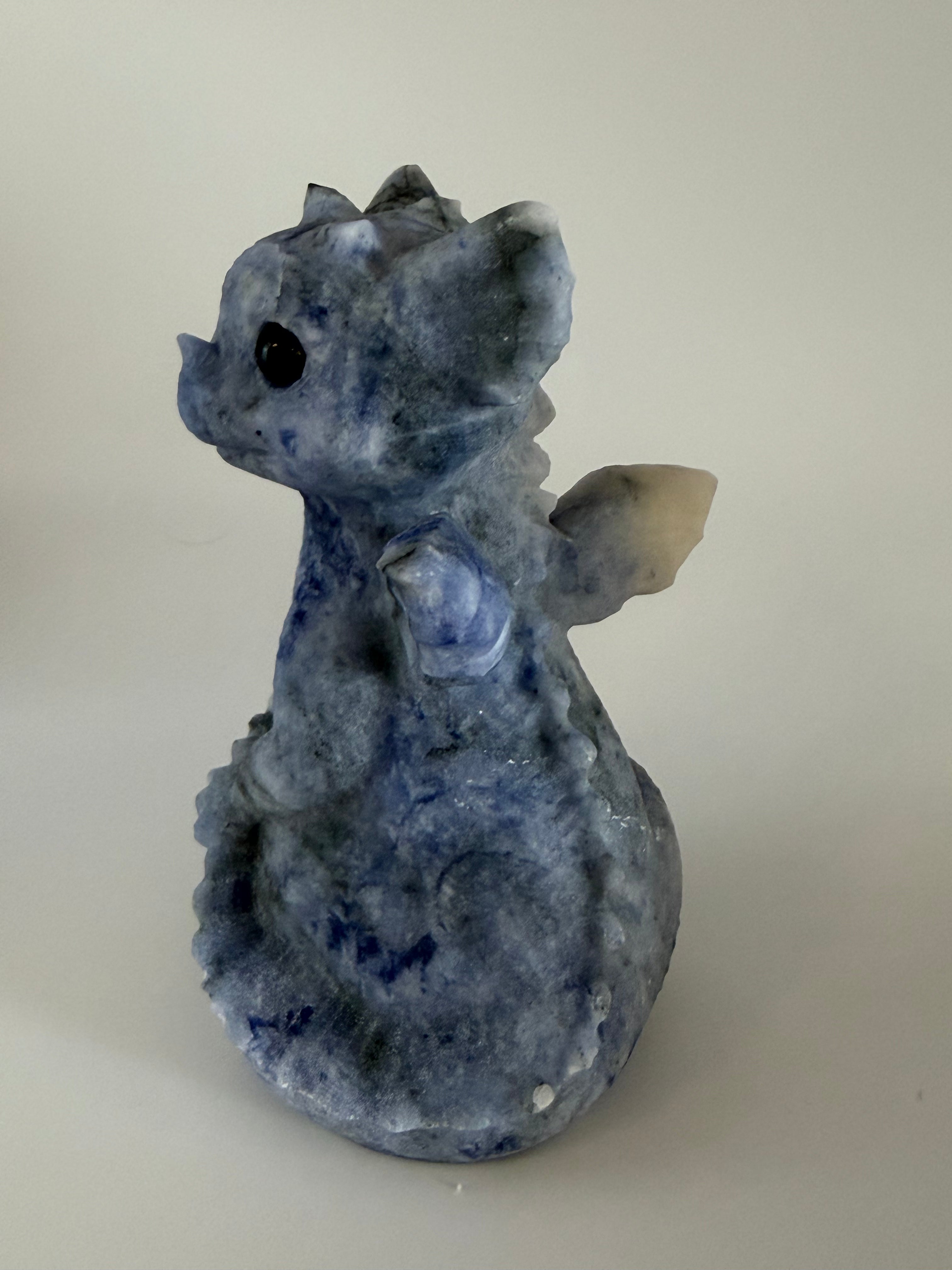 Lg Sodalite Baby Dragon Carving