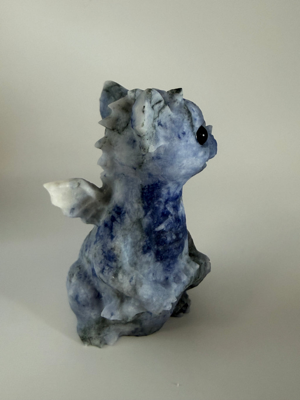 Lg Sodalite Baby Dragon Carving