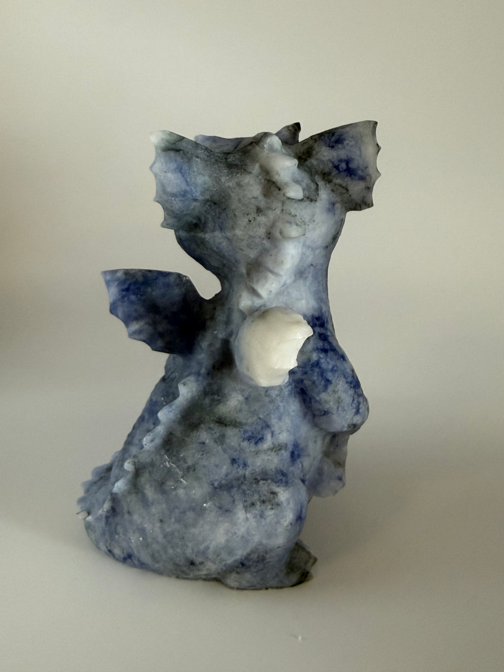 Lg Sodalite Baby Dragon Carving