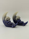 Mermaid on Moon Carving