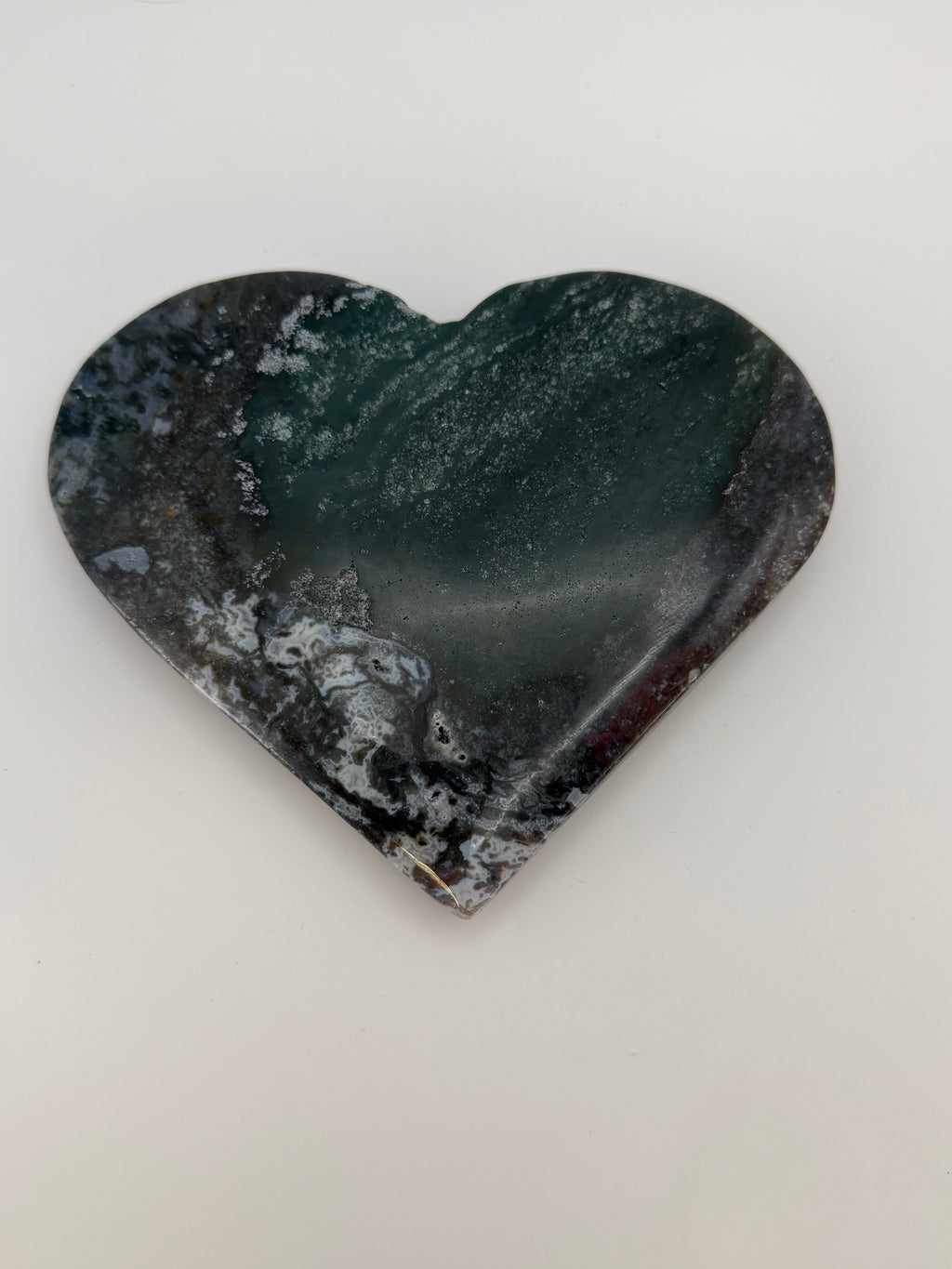 Ocean Jasper Heart Carving