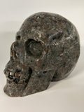 Lg Yooperlite Skull Carving
