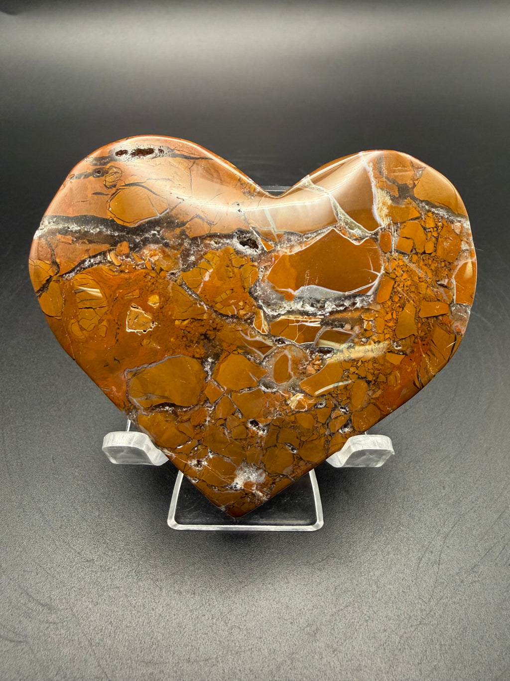 Brecciated Jasper Heart