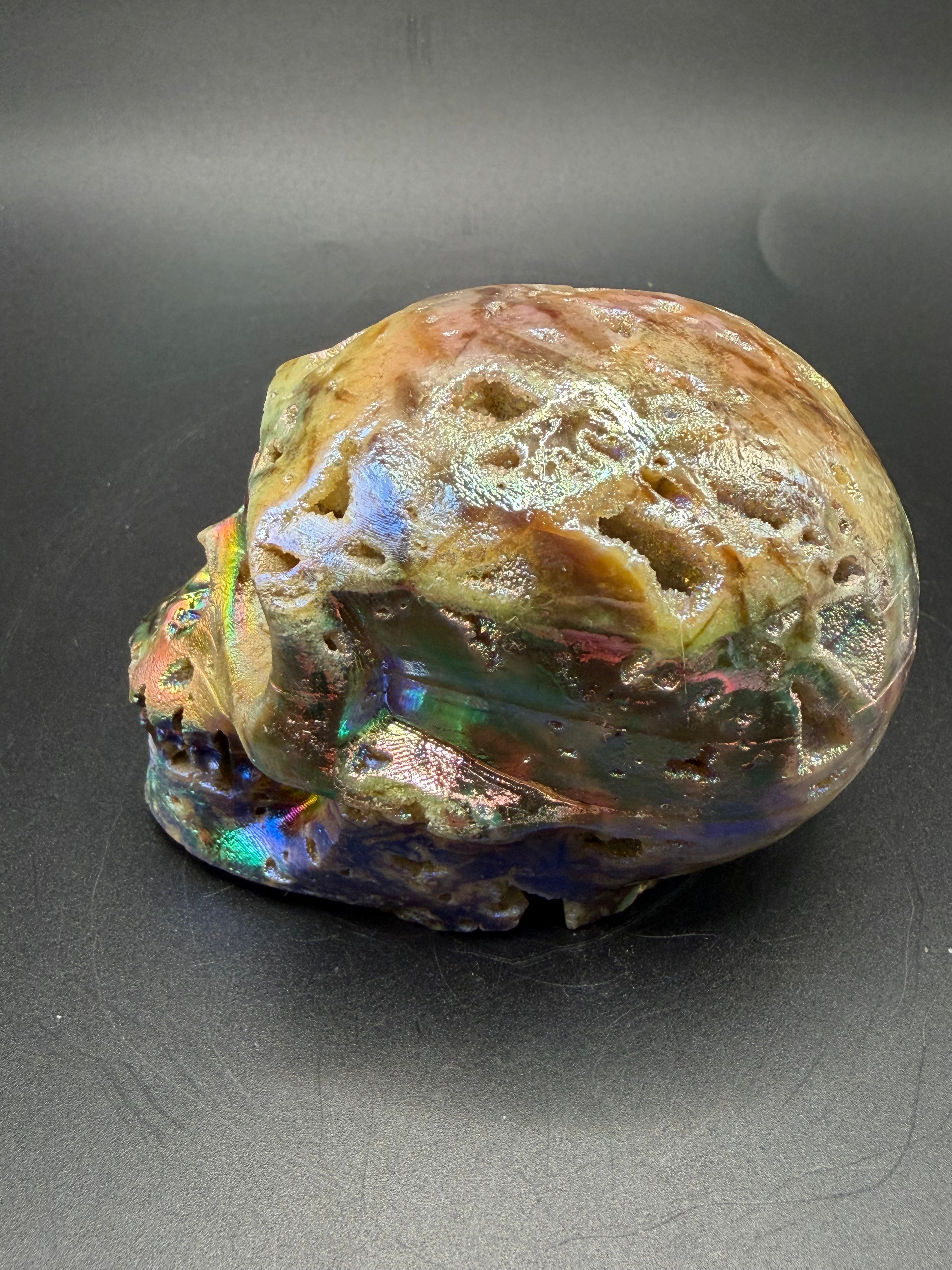 Sphalerite Skull Carving