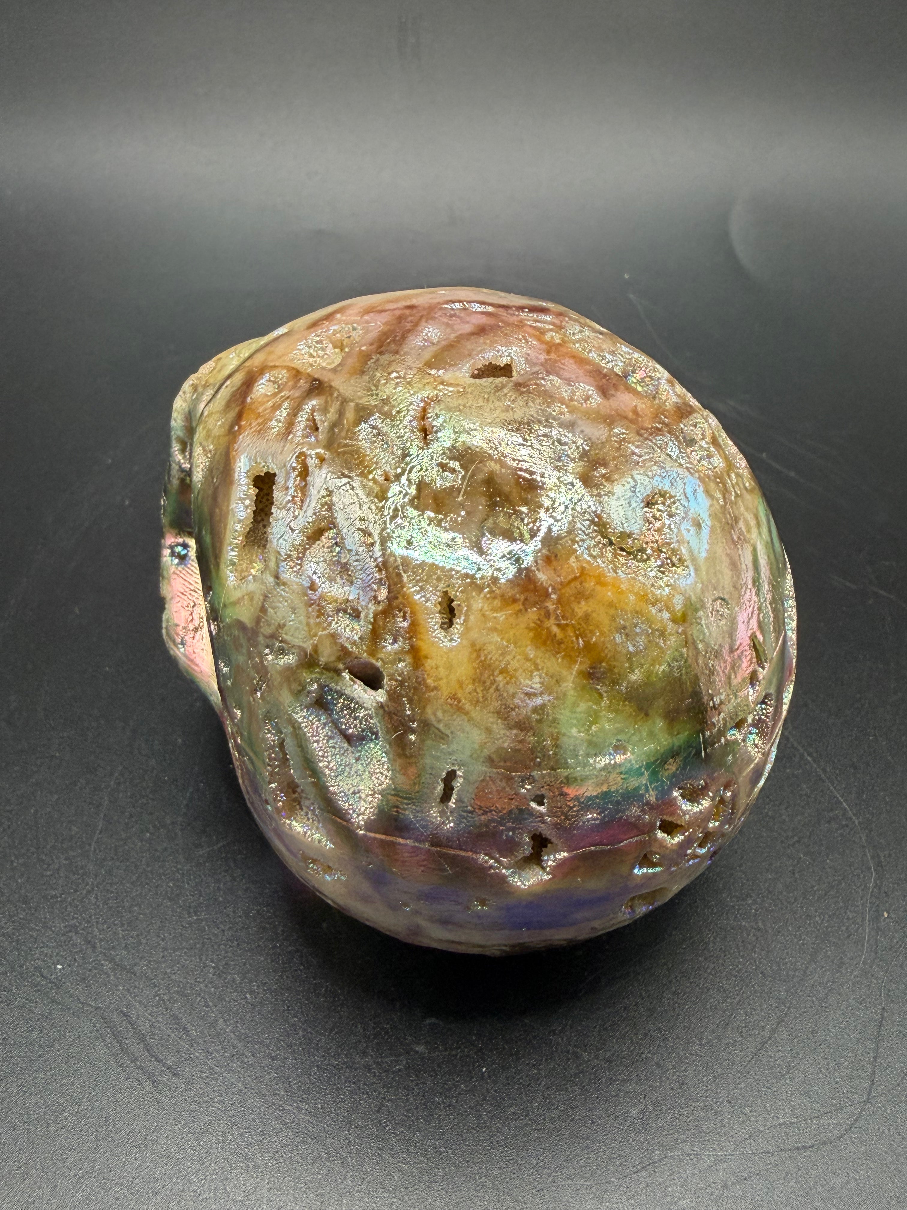 Sphalerite Skull Carving