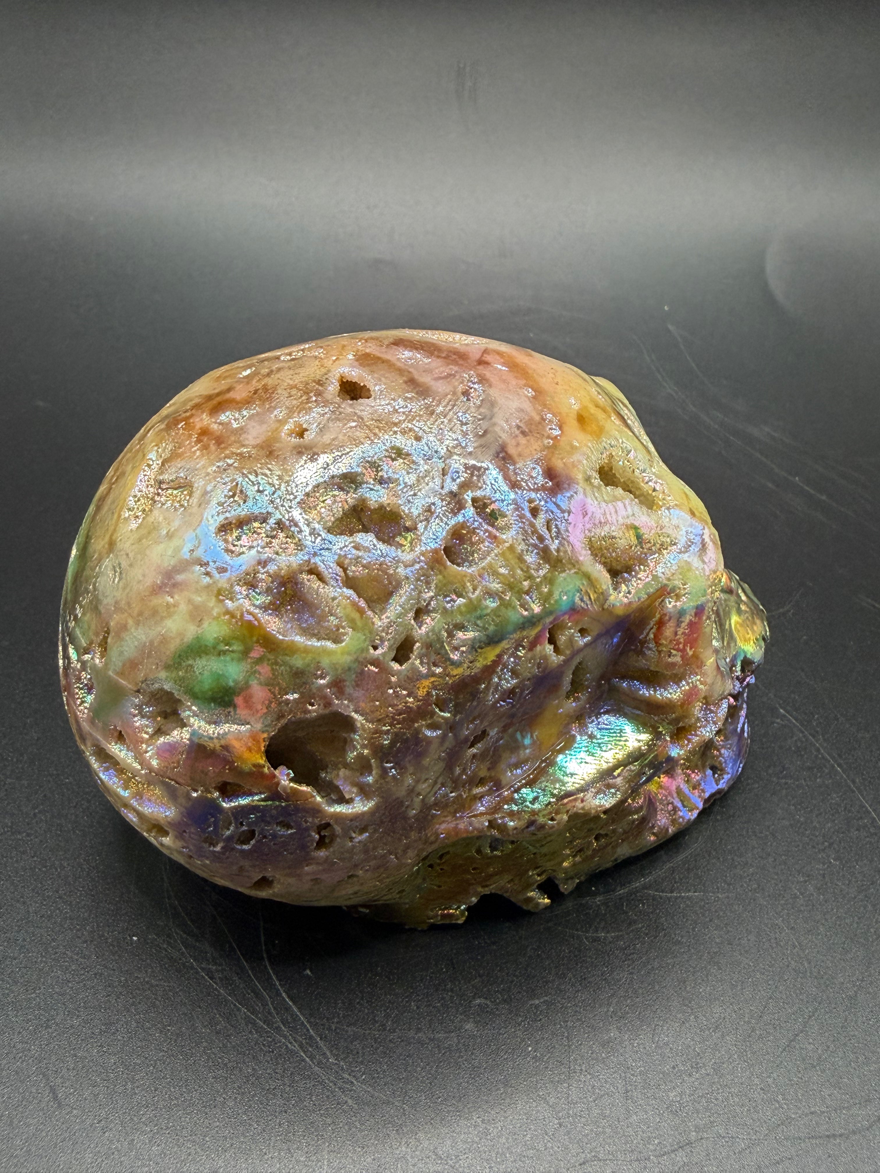 Sphalerite Skull Carving