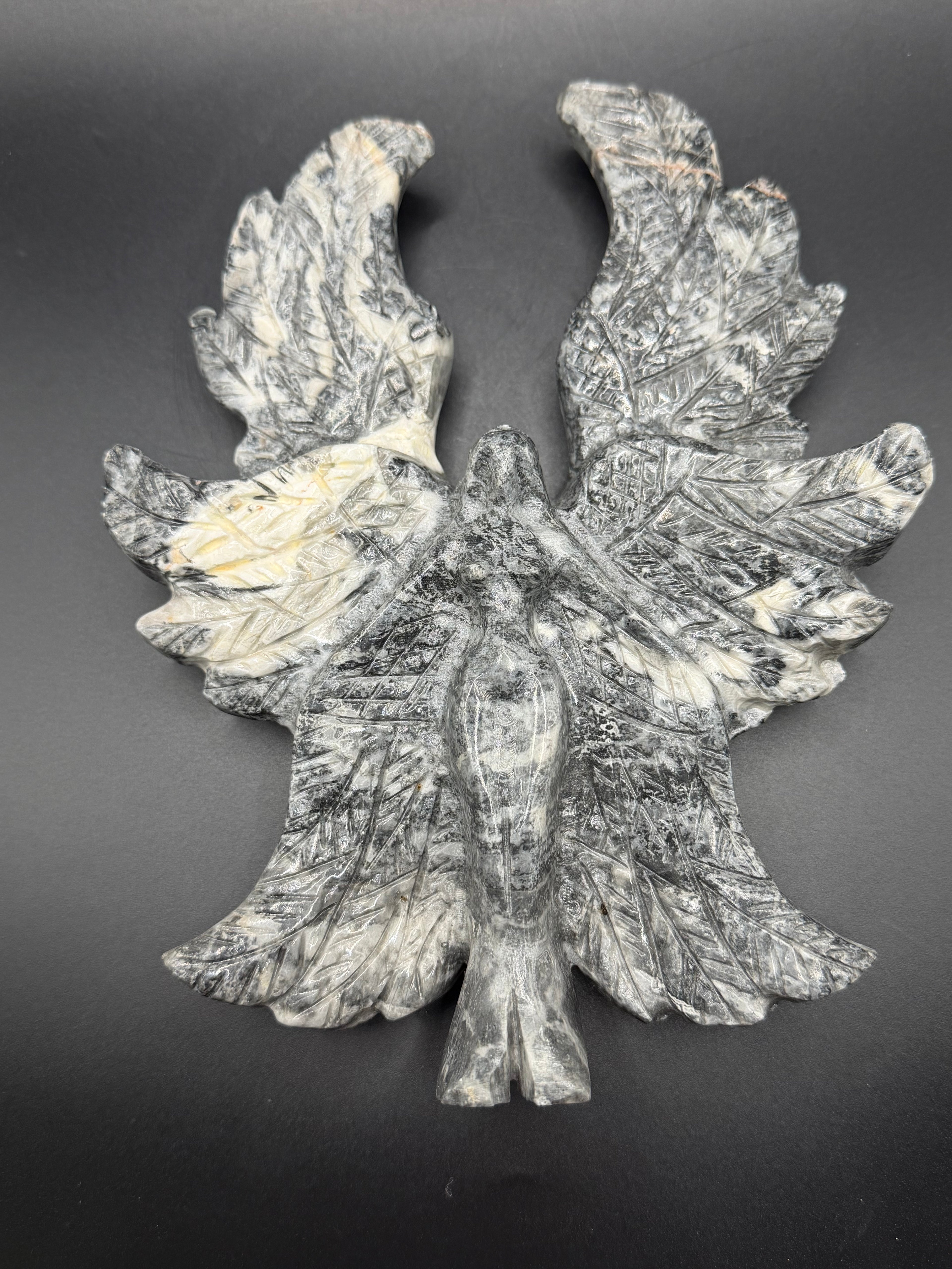 Picasso Jasper XL Six Winged Angel Carving