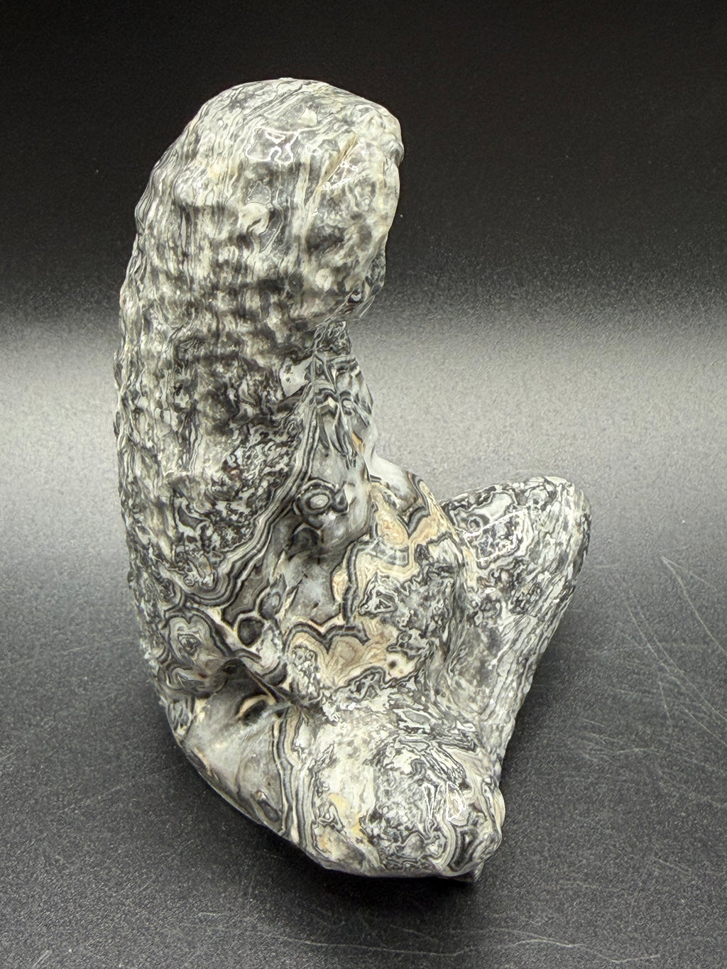 Picasso Jasper Mother Earth (Pregnant Goddess) Carving
