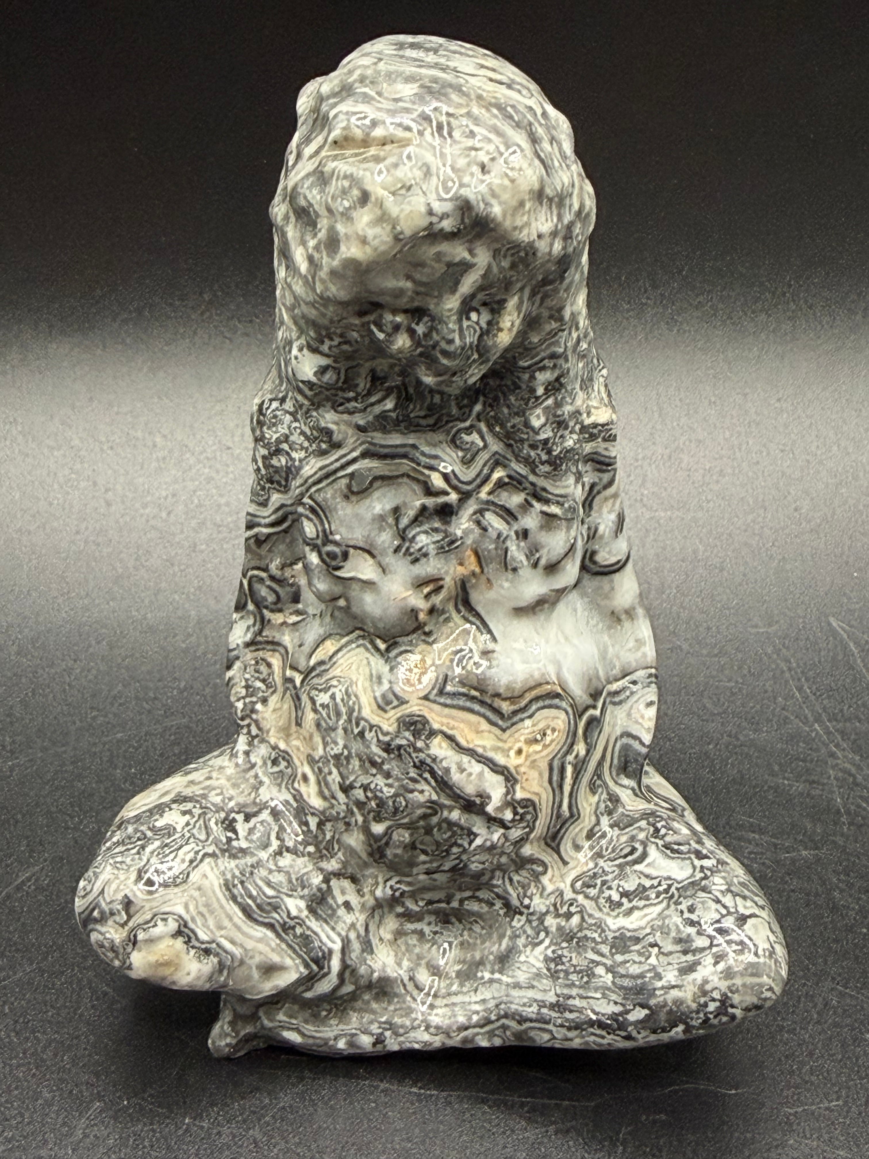 Picasso Jasper Mother Earth (Pregnant Goddess) Carving