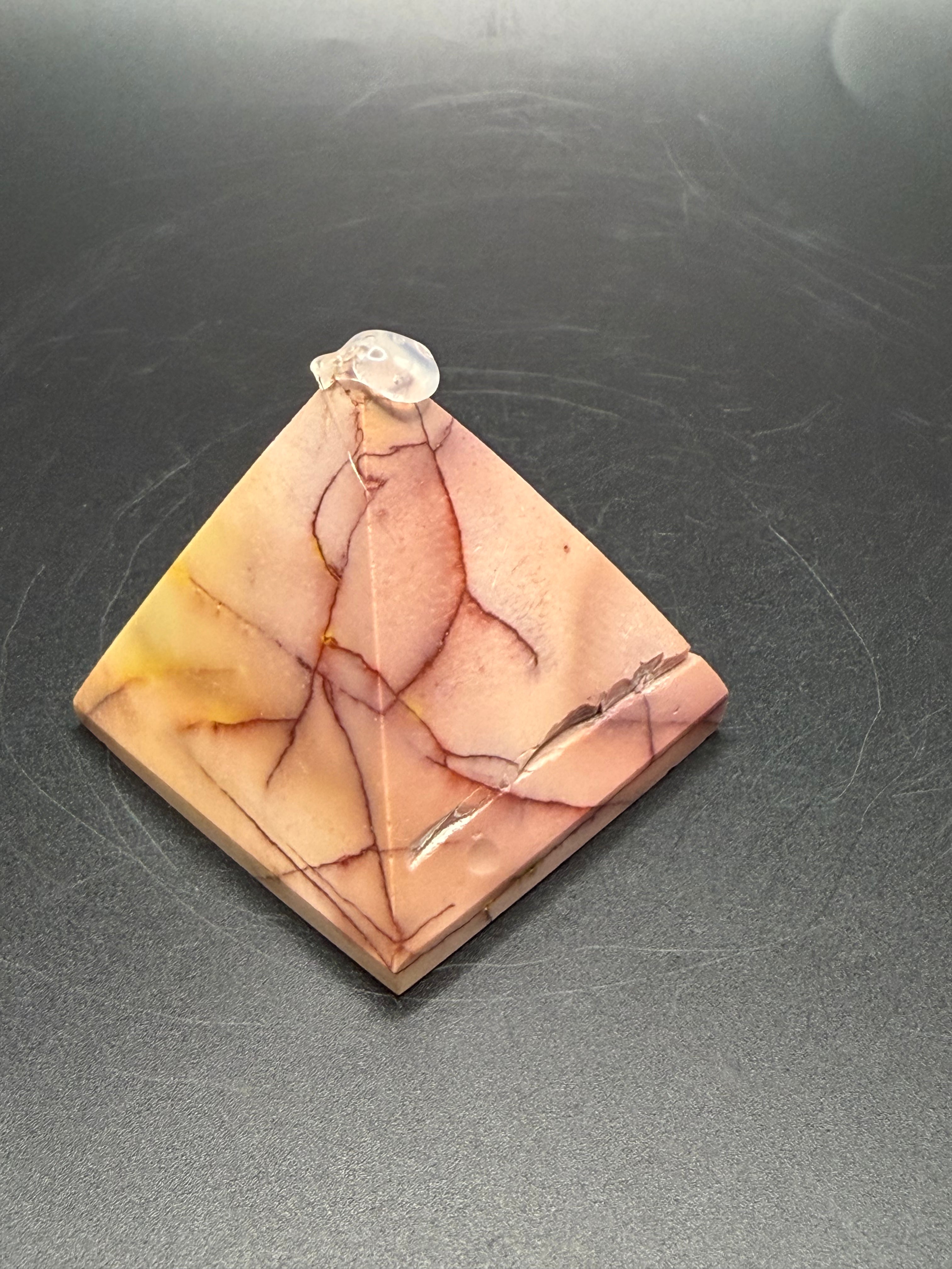 Moonkaite Pyramid Carving
