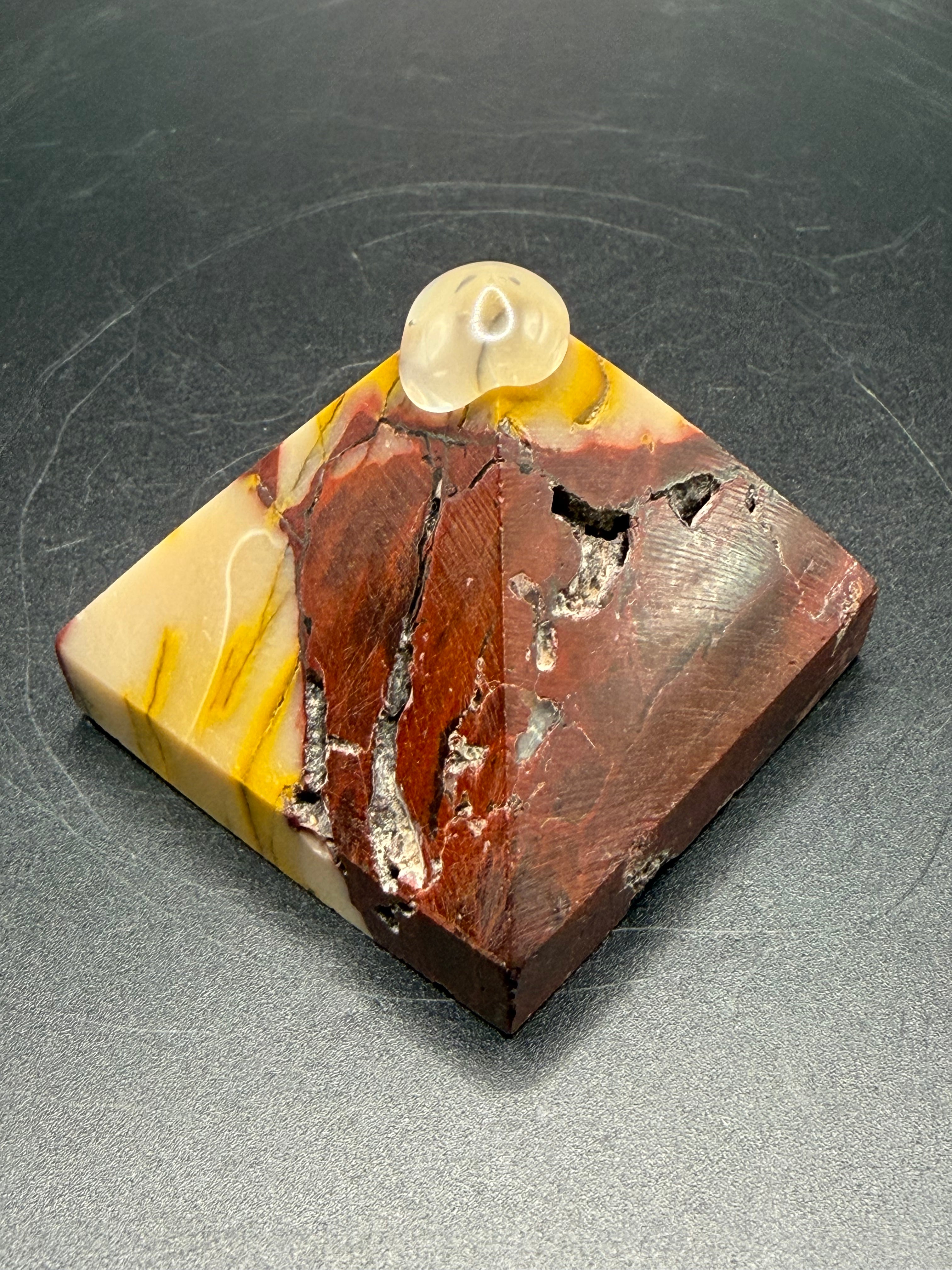 Moonkaite Pyramid Carving