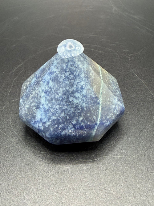 Blue Aventurine Diamond Carving