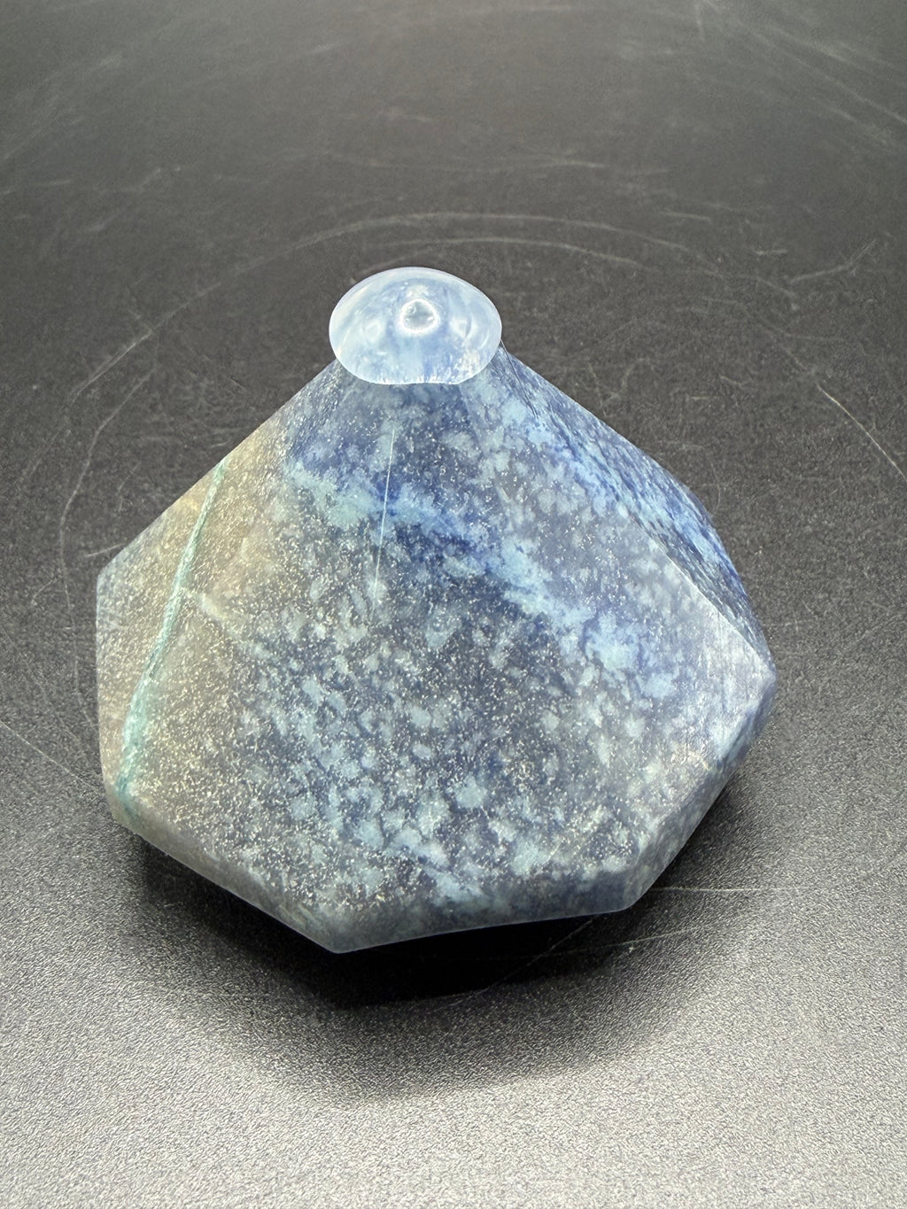 Blue Aventurine Diamond Carving