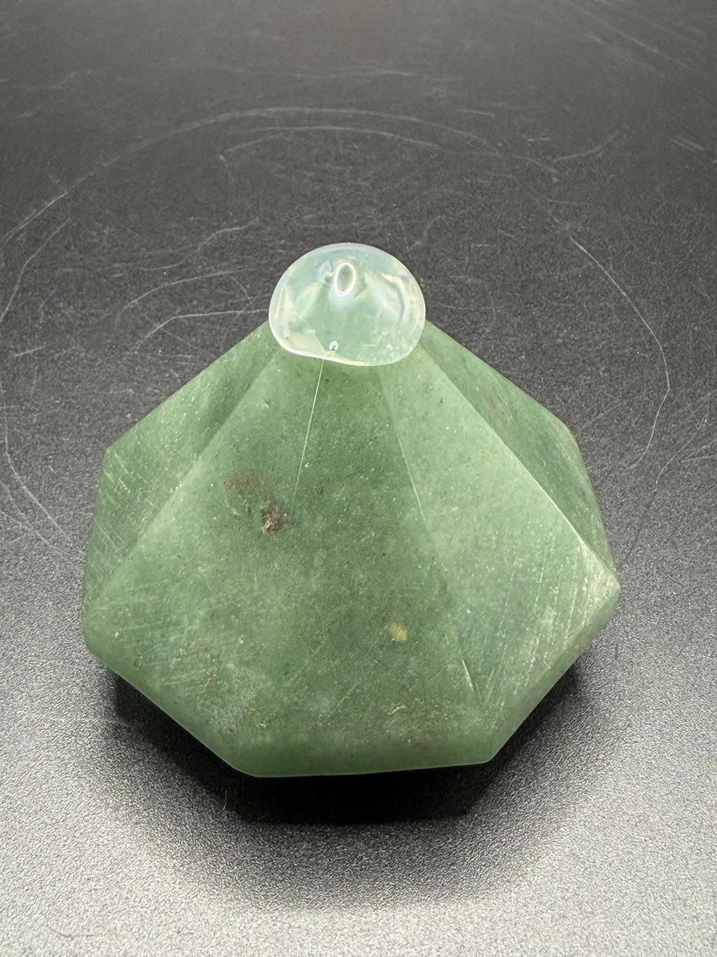 Green Aventurine Diamond Carving