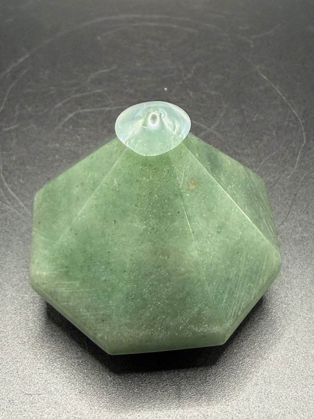 Green Aventurine Diamond Carving