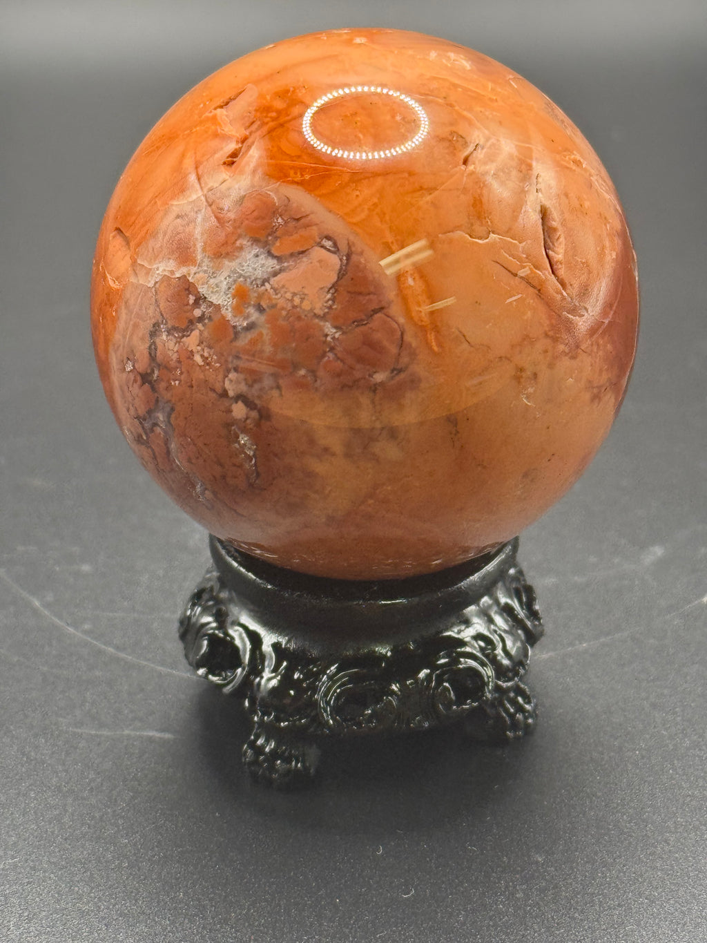 Druzy Pink Agate Sphere