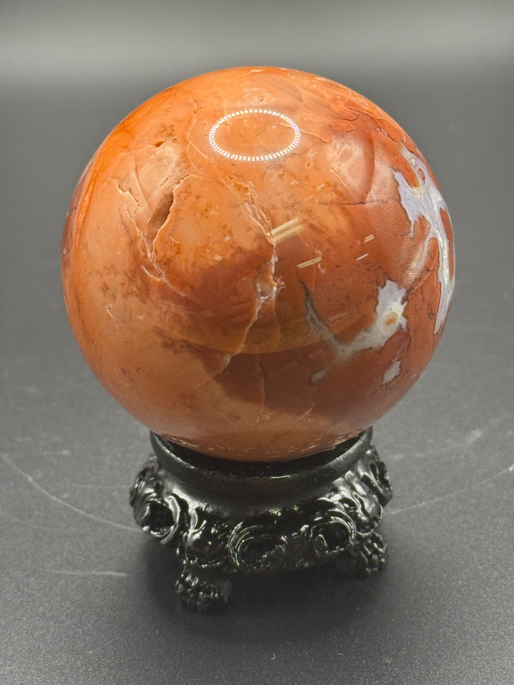 Druzy Pink Agate Sphere