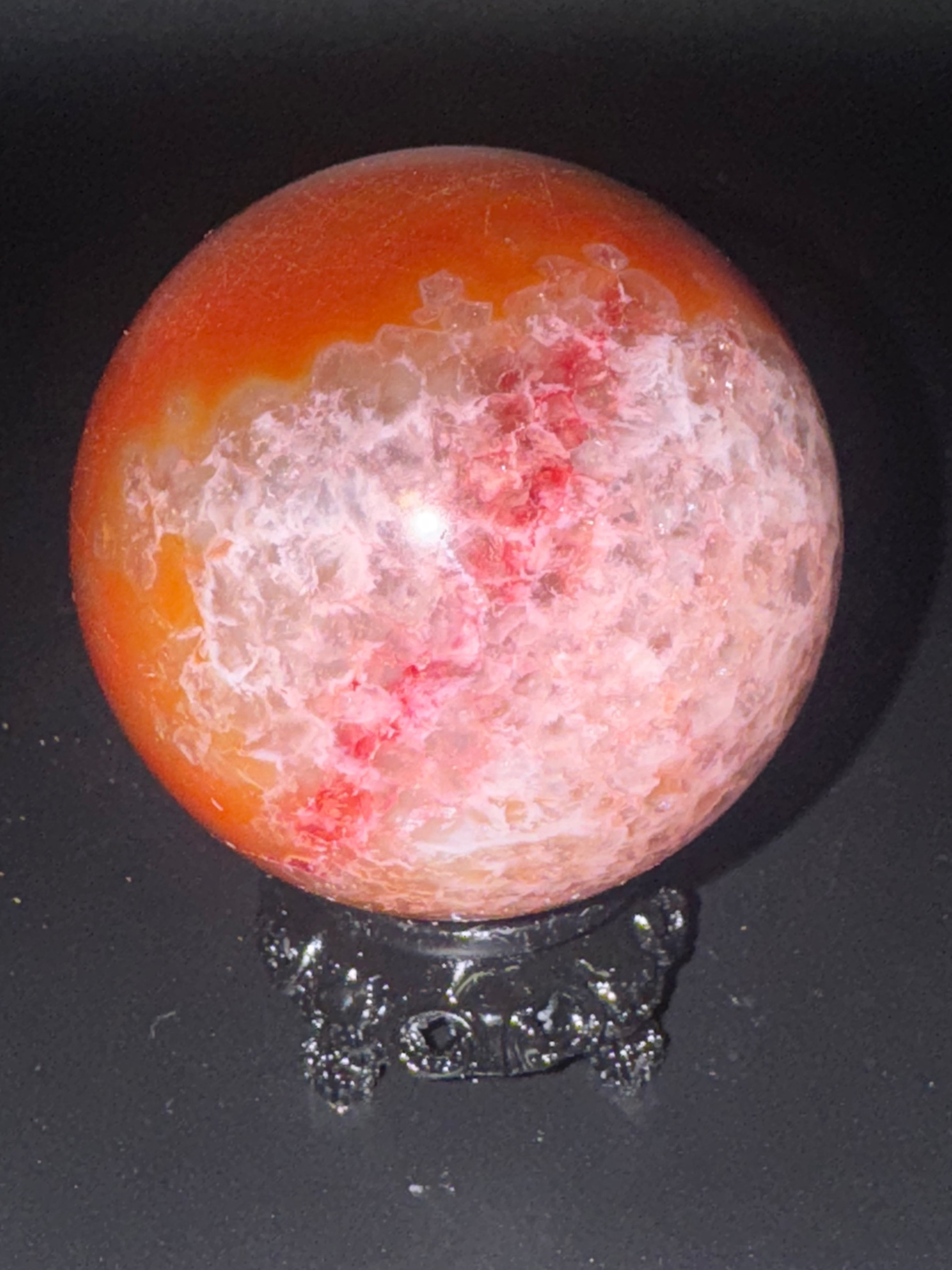Red Carnelian Sphere