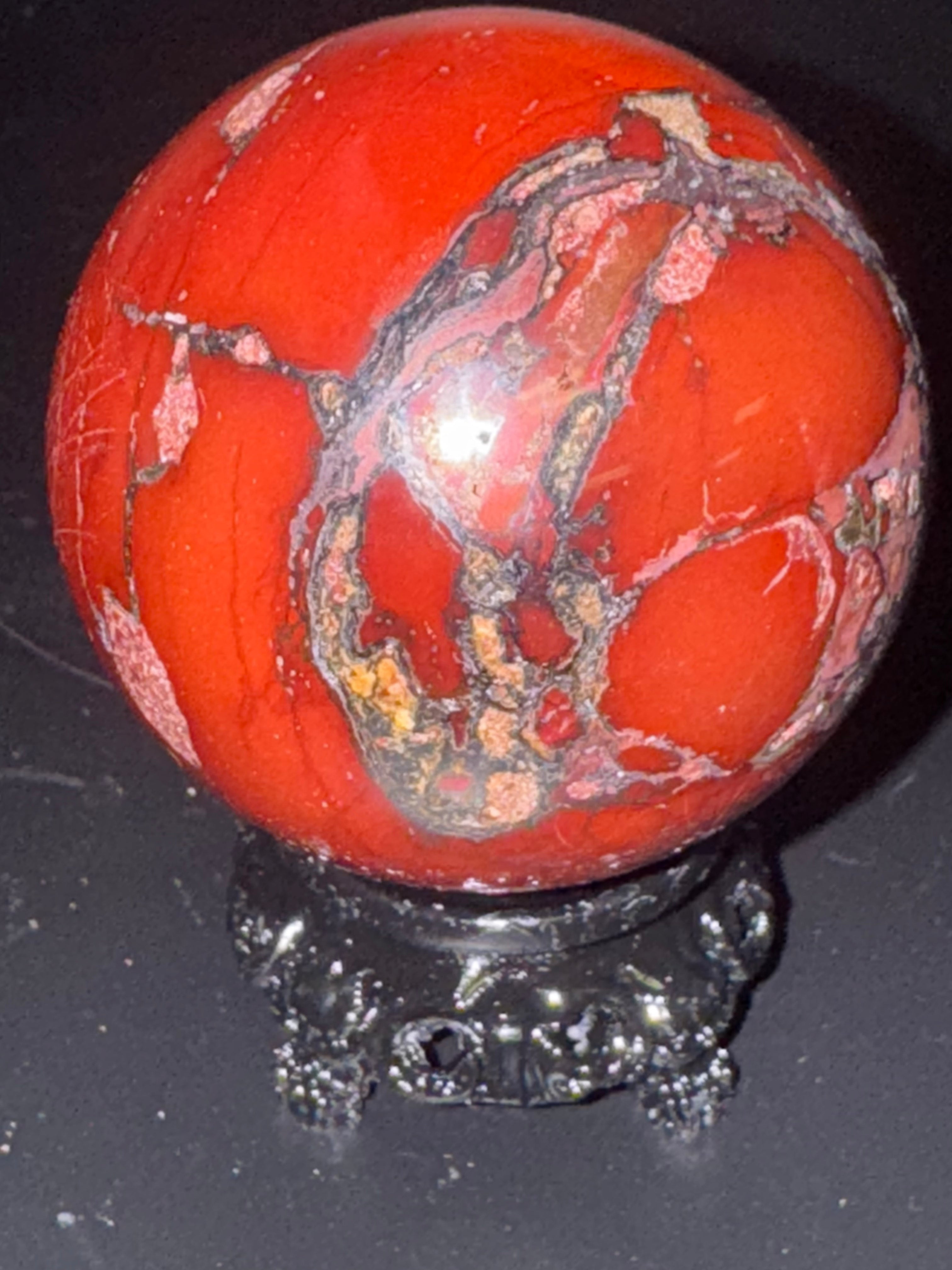 Red Jasper Sphere