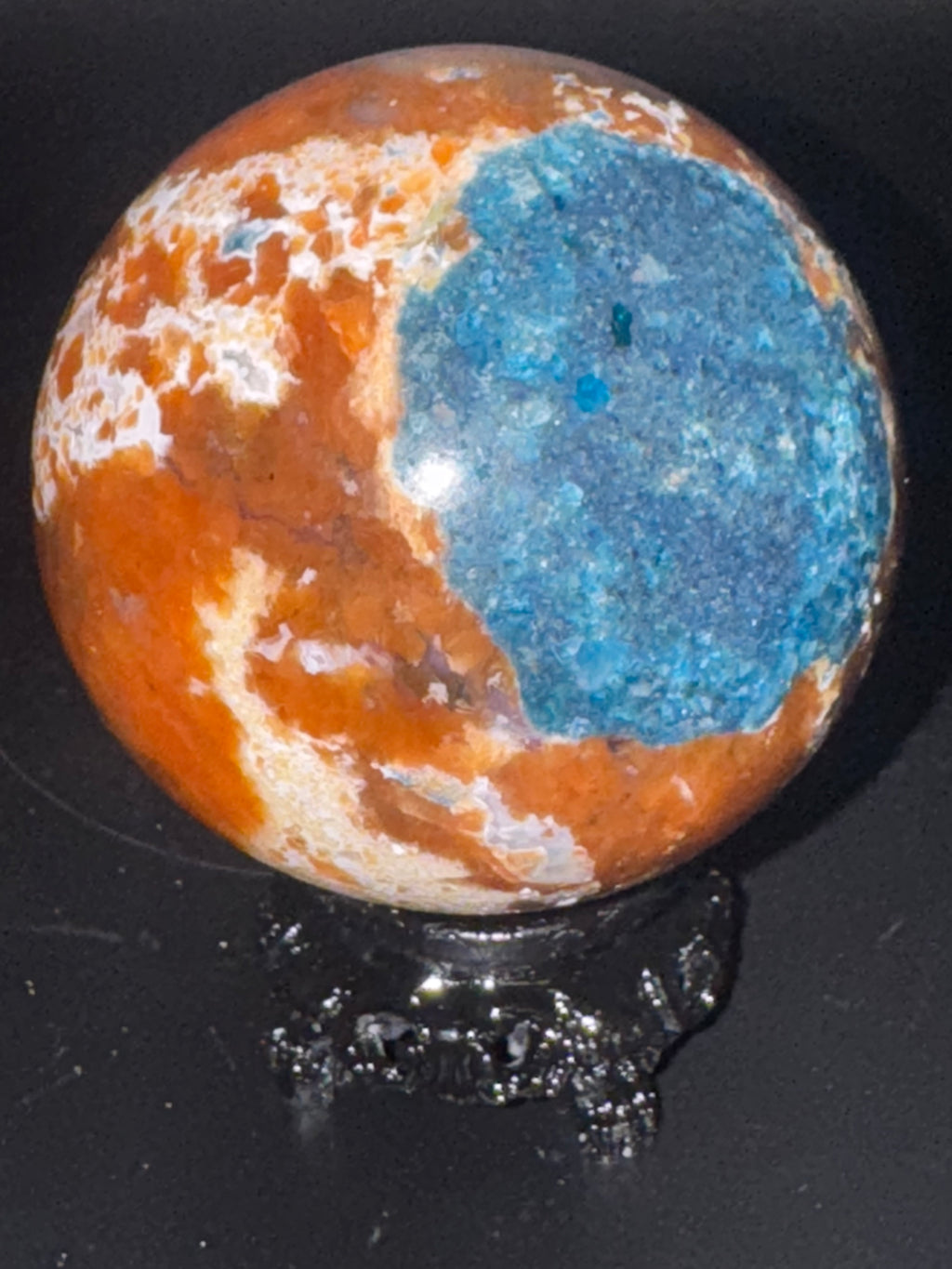 Sunstone w/ Apatite Sphere