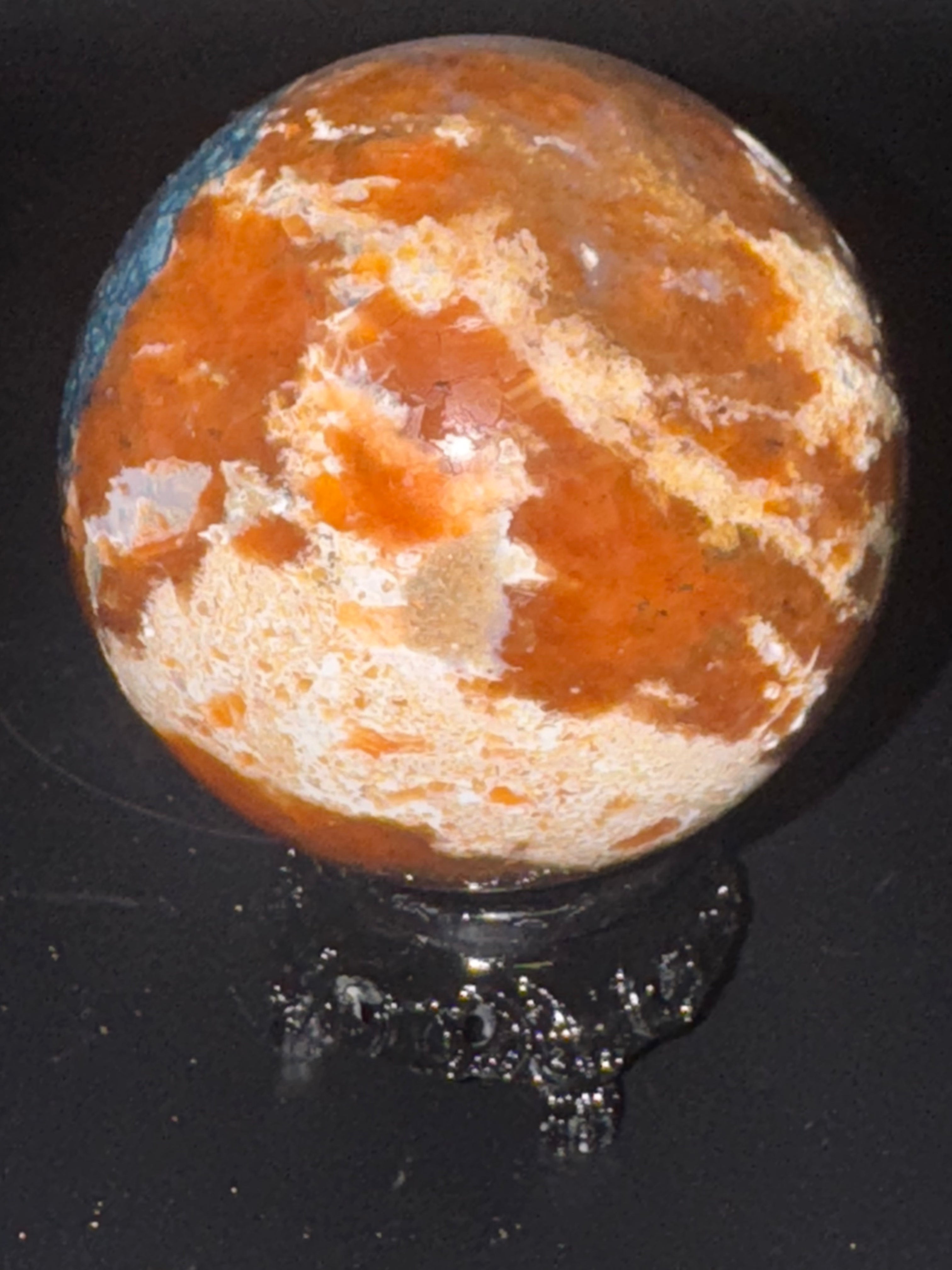 Sunstone w/ Apatite Sphere