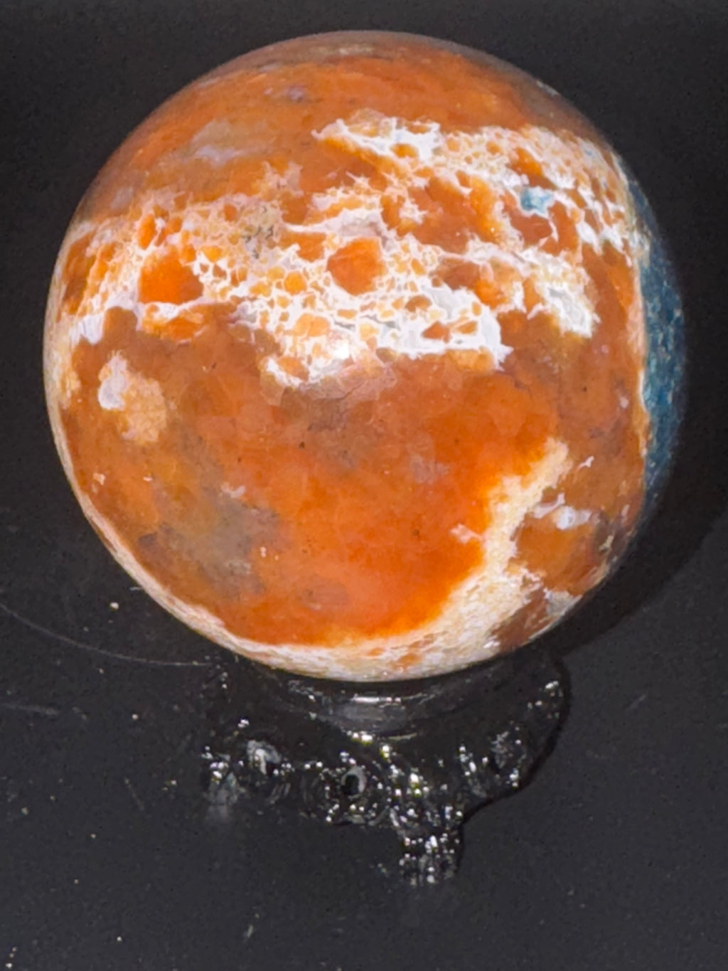 Sunstone w/ Apatite Sphere