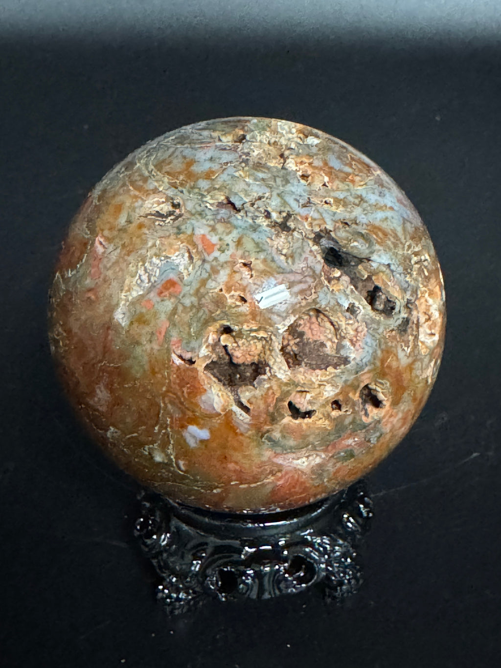 Sunstone w/ Apatite Sphere