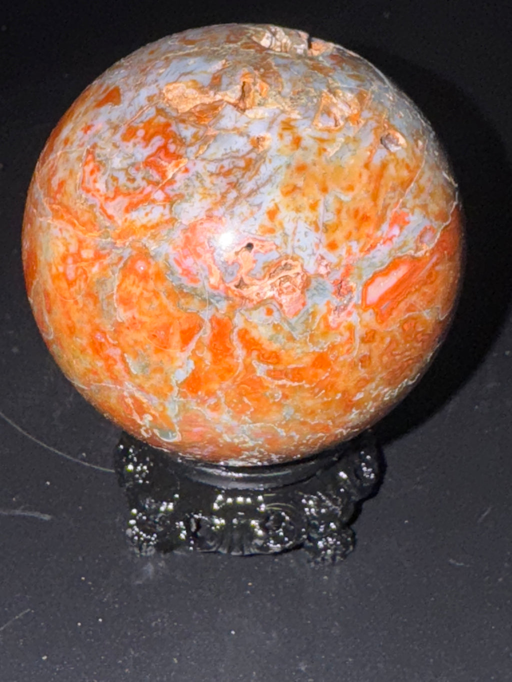 Sunstone w/ Apatite Sphere