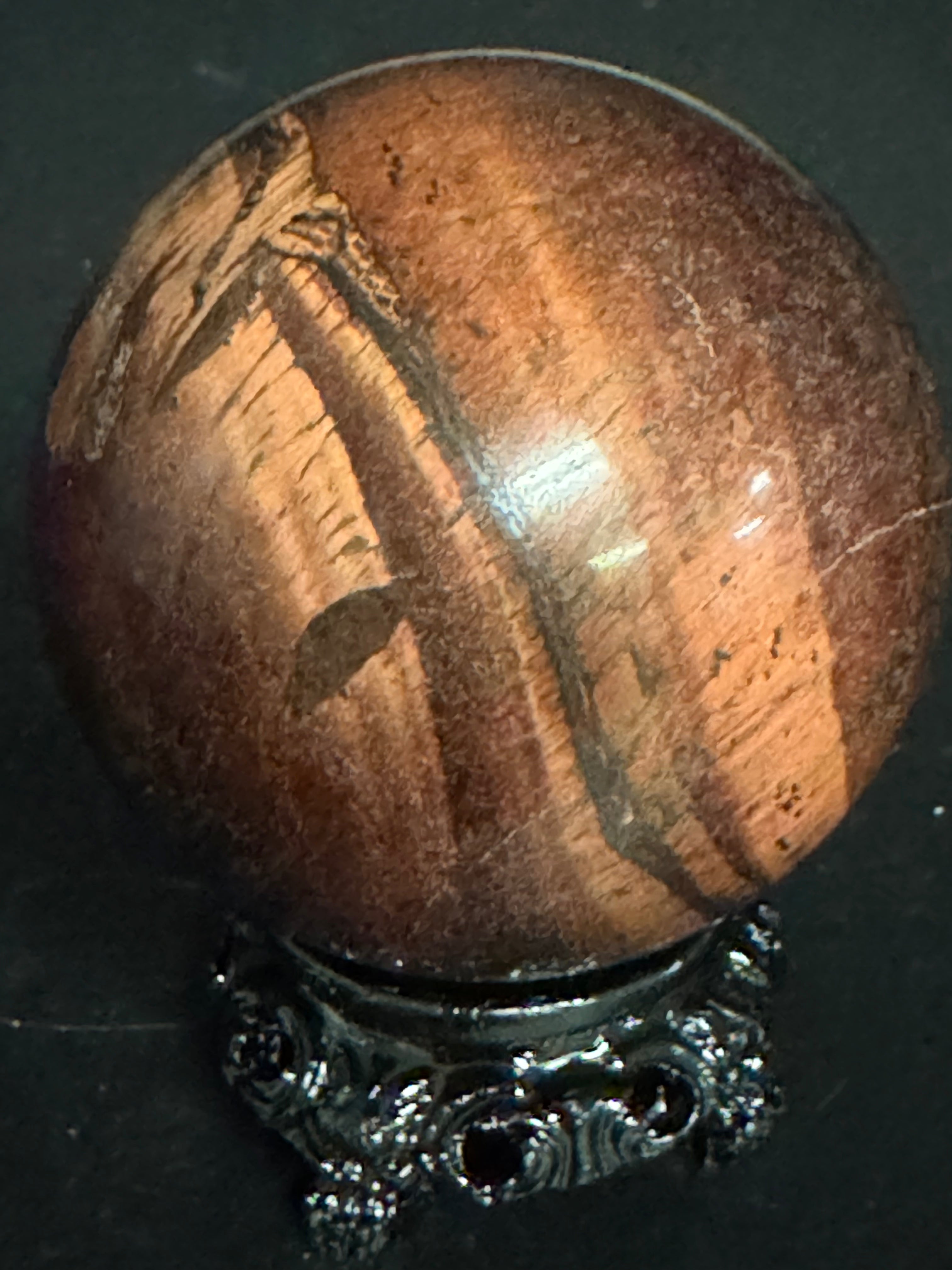 Red Tiger Eye Sphere
