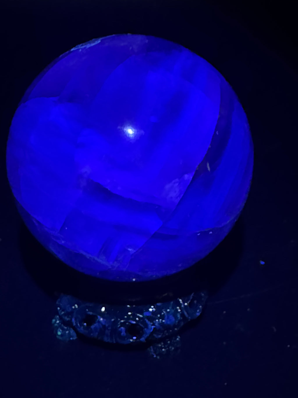 Banded Rainbow Flourite Sphere
