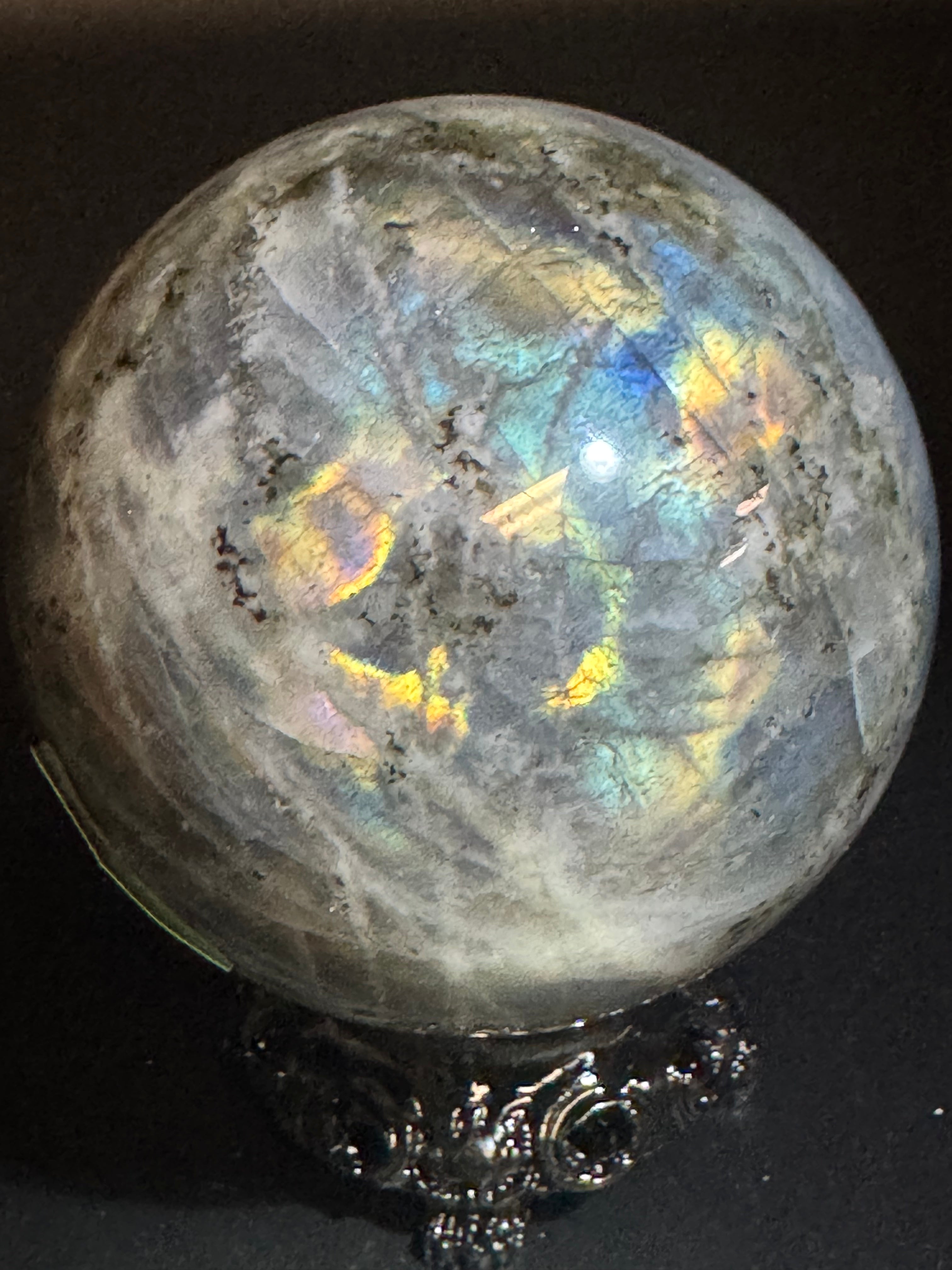 Flashy Labradorite Sphere