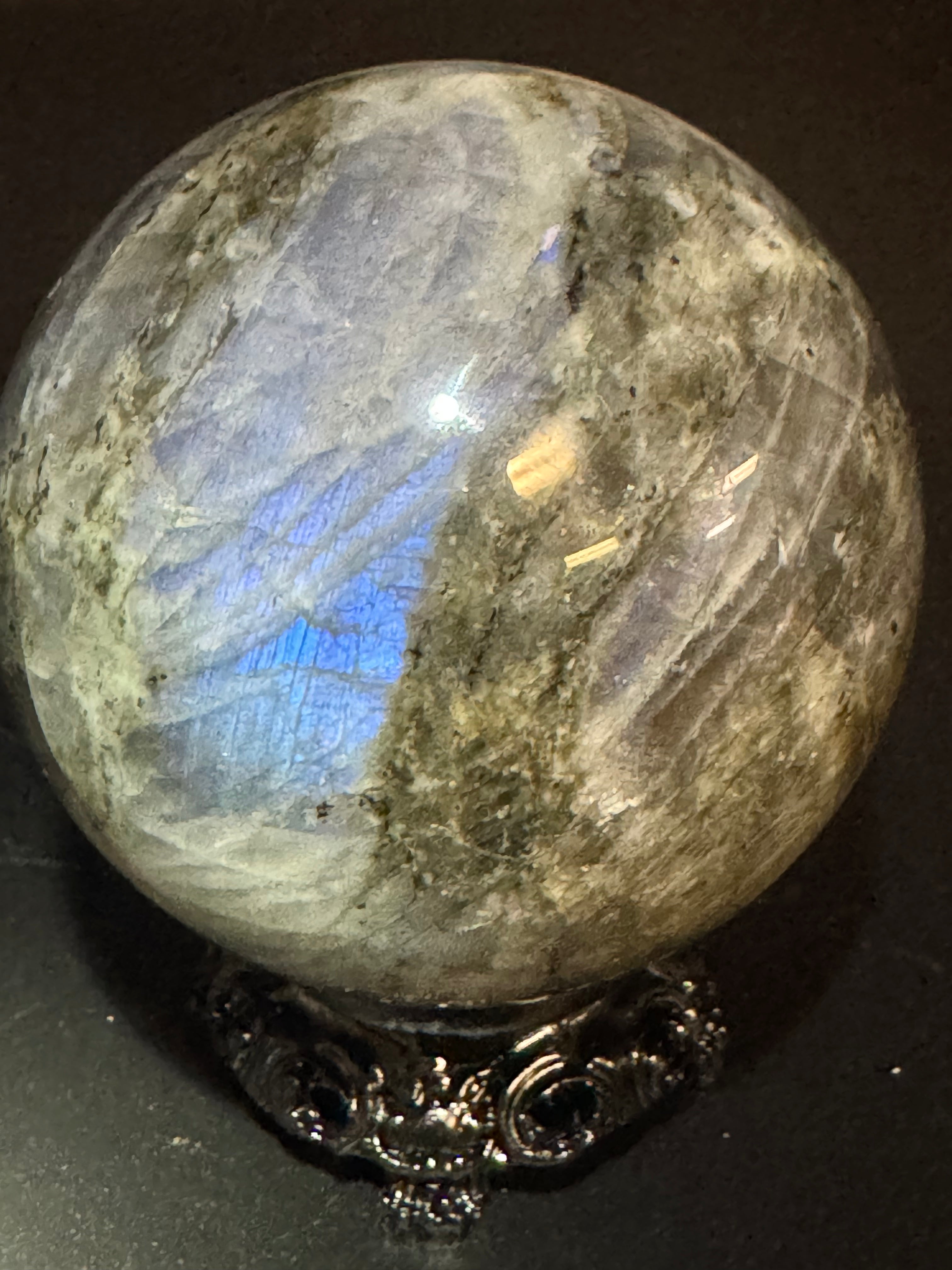 Flashy Labradorite Sphere