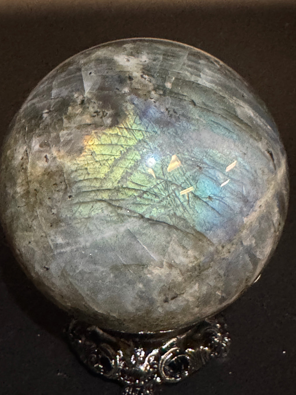 Flashy Labradorite Sphere